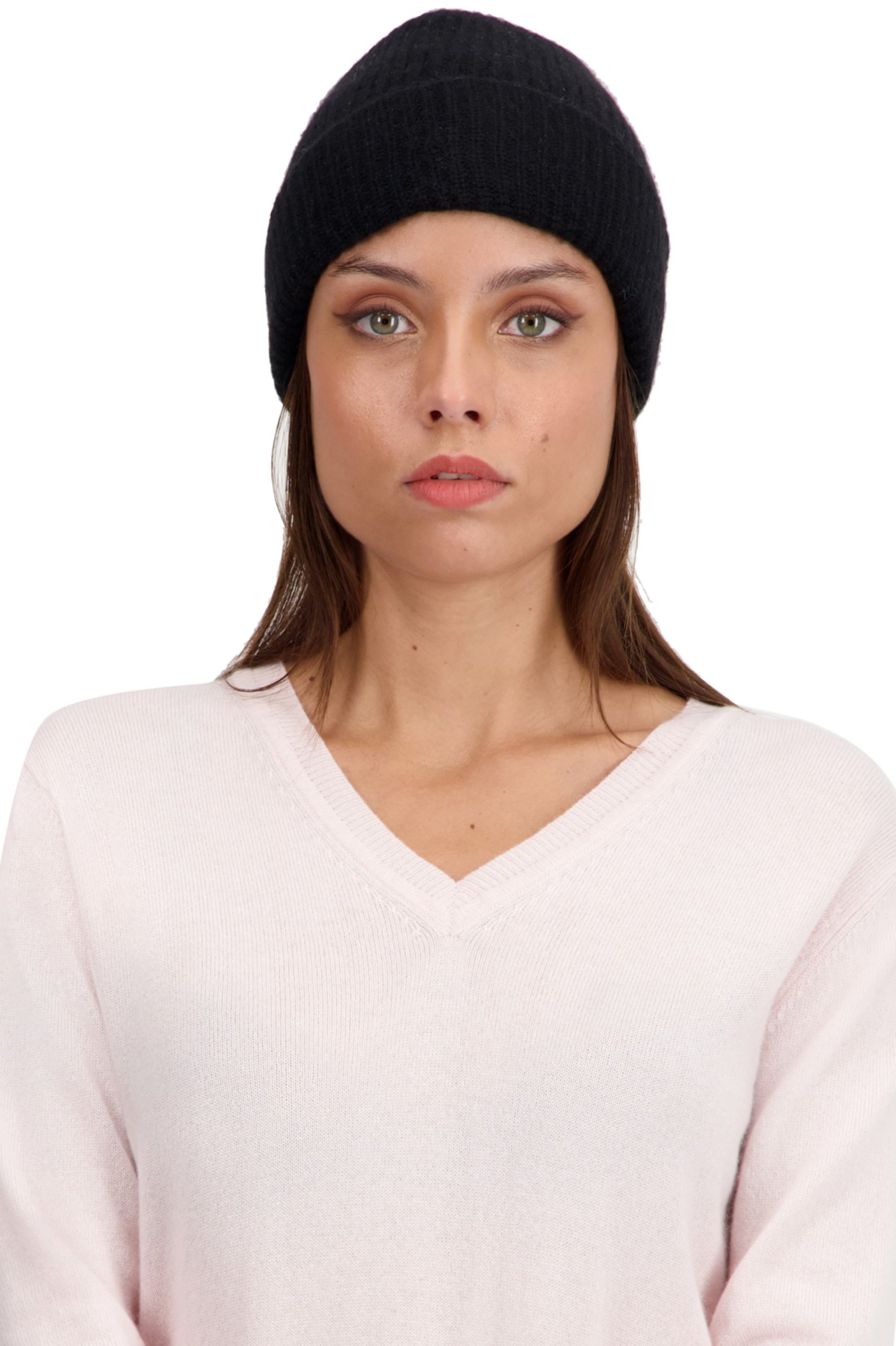 Terra in cashmere misto - nero - Mahogany