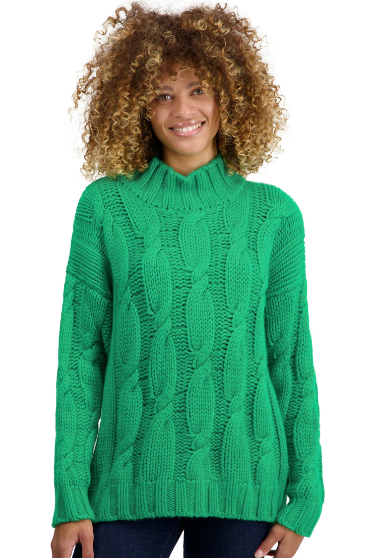 Twiggy in cashmere donna - new green - Mahogany