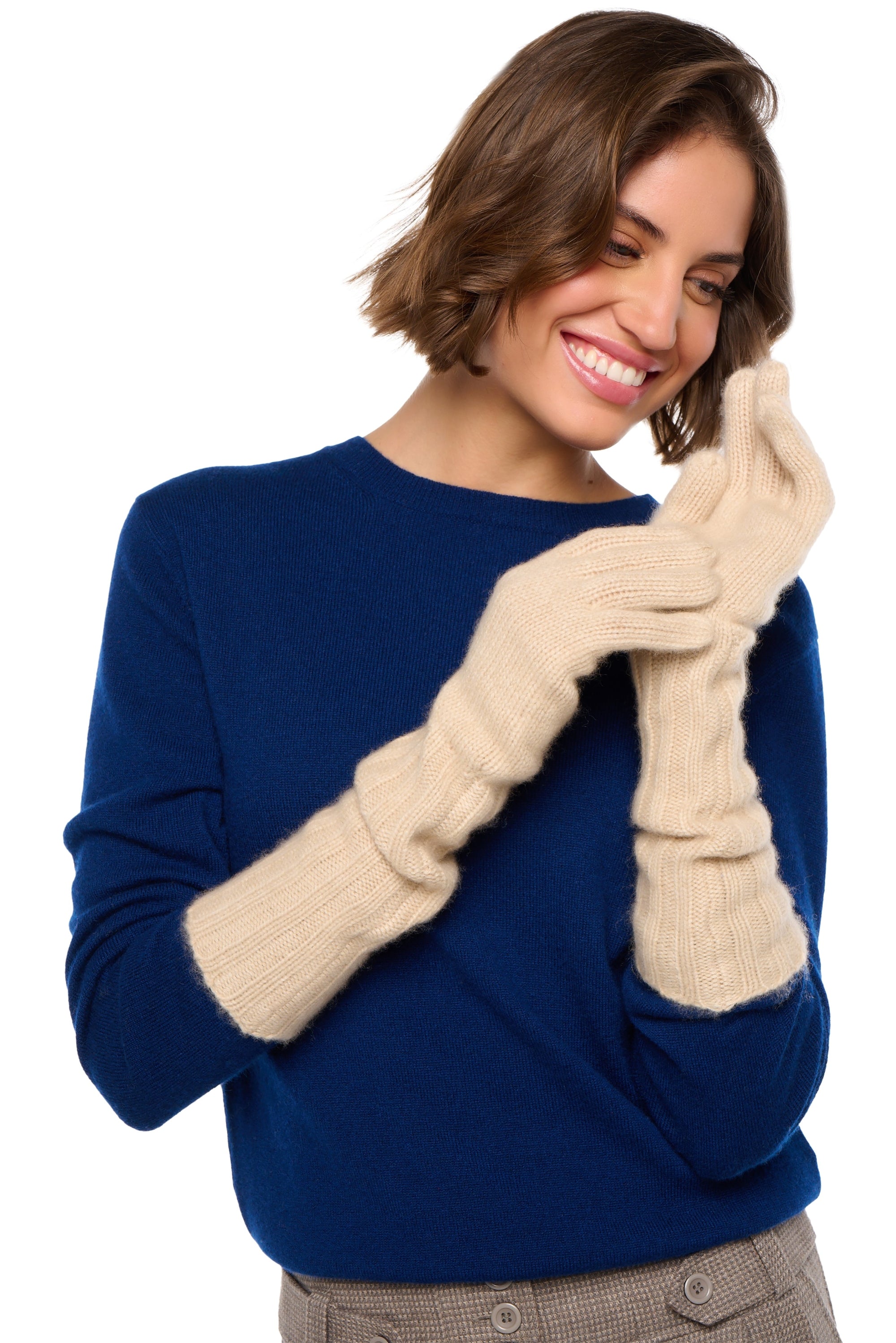 Tadam in cashmere donna - natural beige - Mahogany