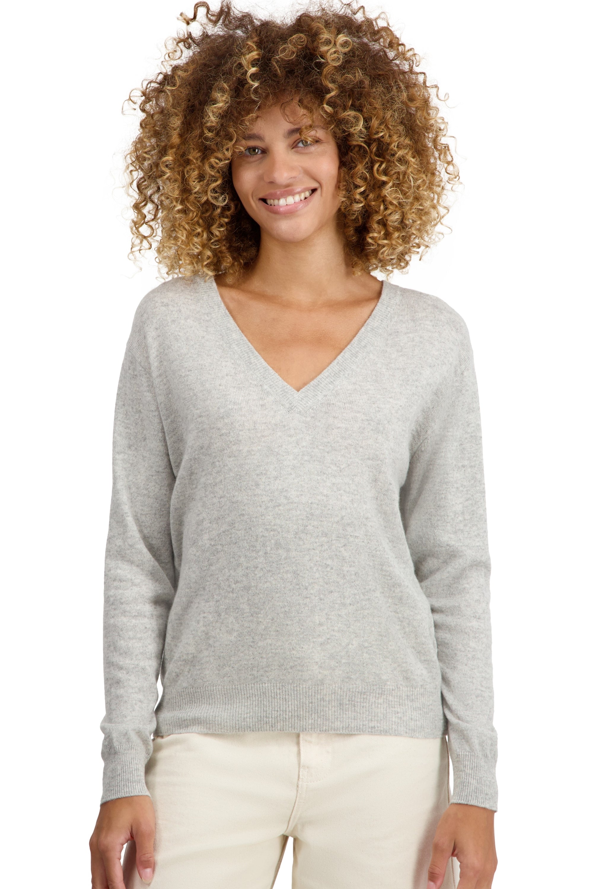 Tornade in cashmere donna - flanella melange - Mahogany