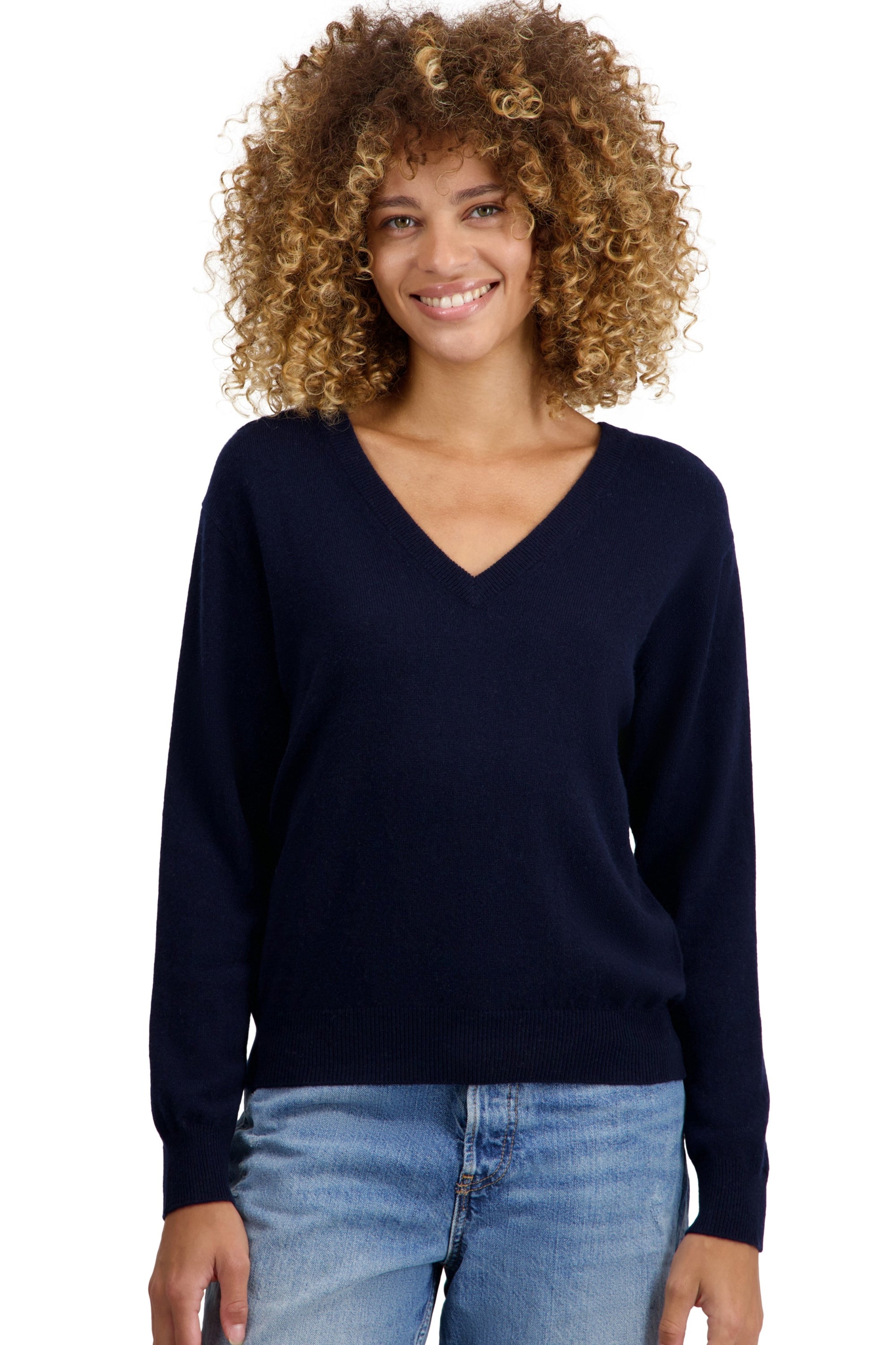 Tornade in cashmere donna - blu marino scuro - Mahogany