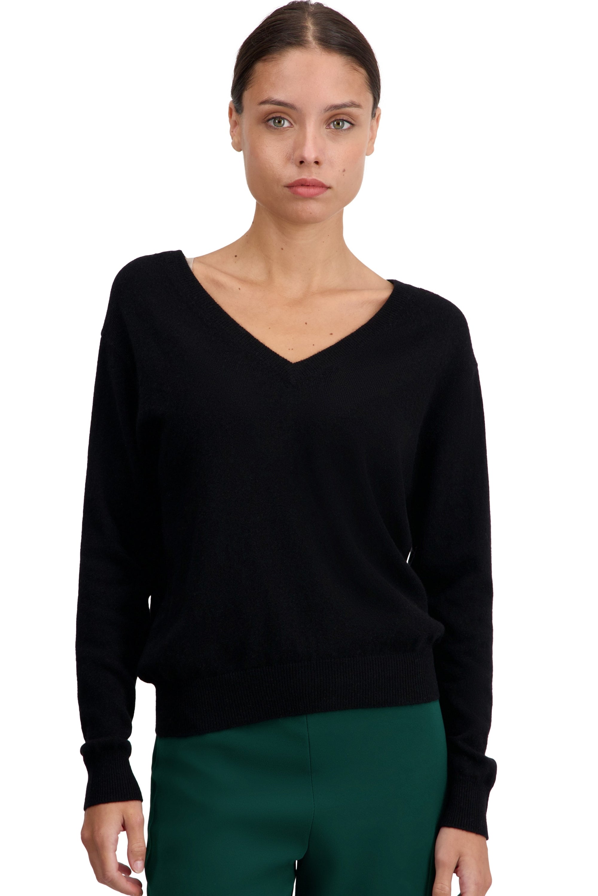 Tornade in cashmere donna - nero - Mahogany