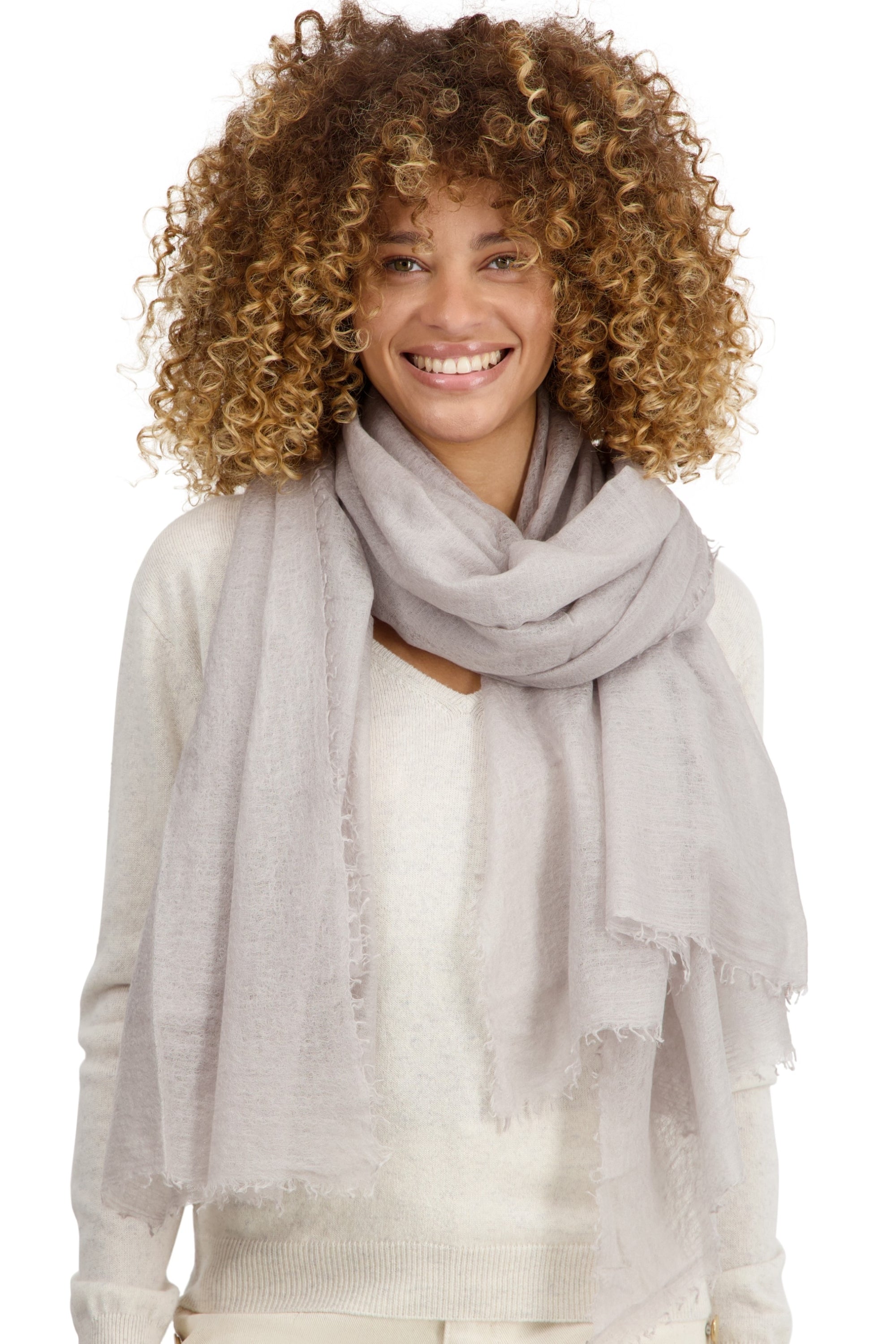 Tonka in cashmere misto - grigio perla - Mahogany