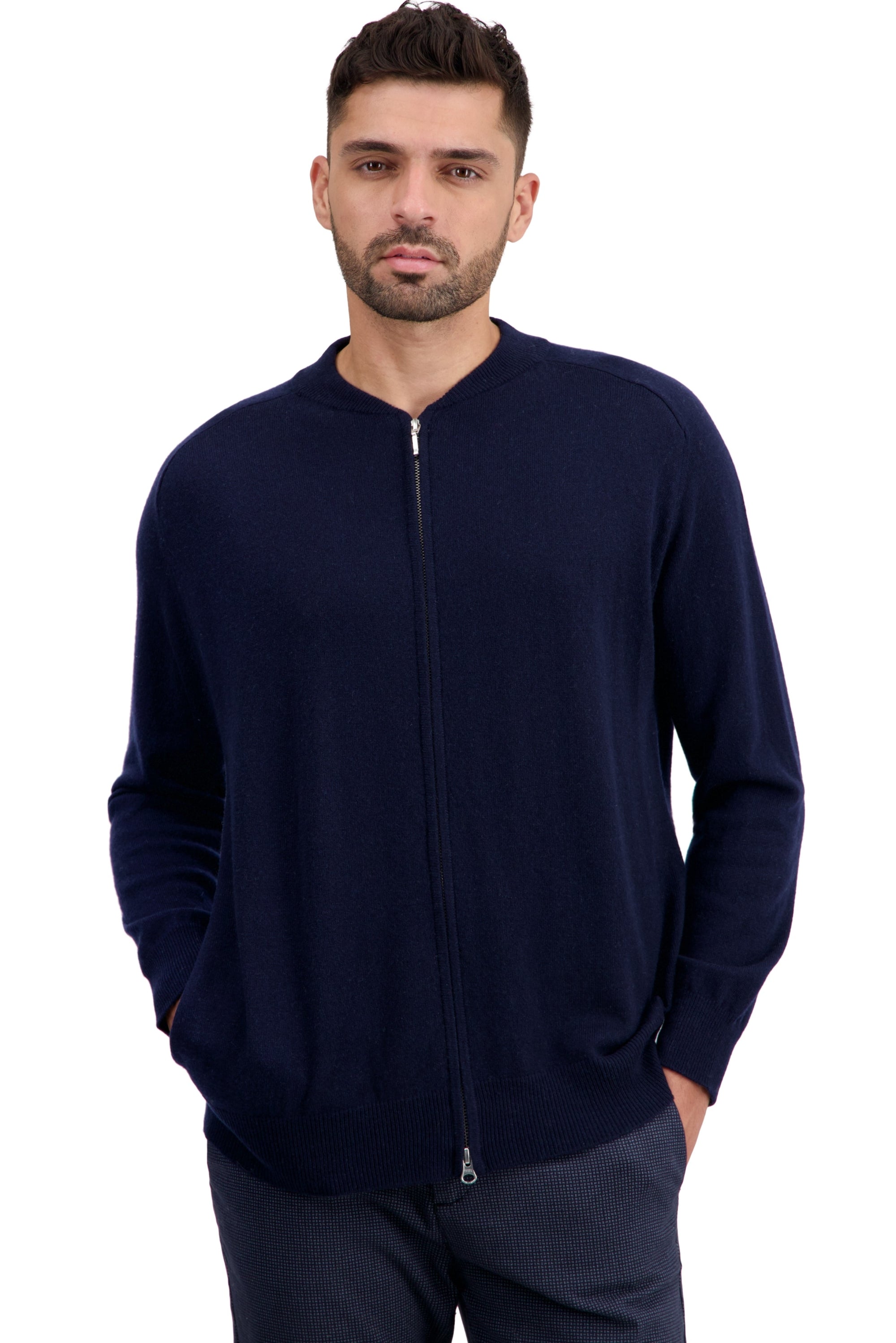 Tajmahal in cashmere uomo - blu marino scuro - Mahogany
