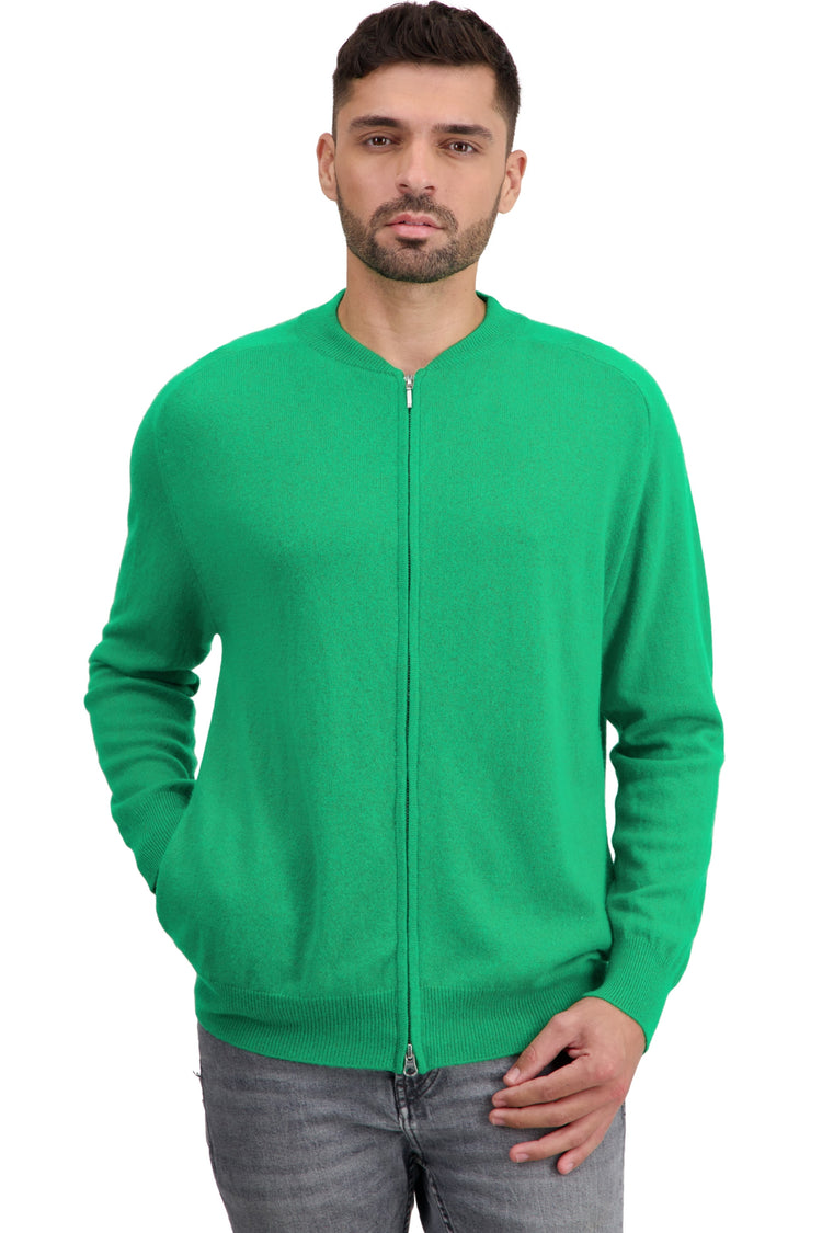 Tajmahal in cashmere uomo - new green - Mahogany