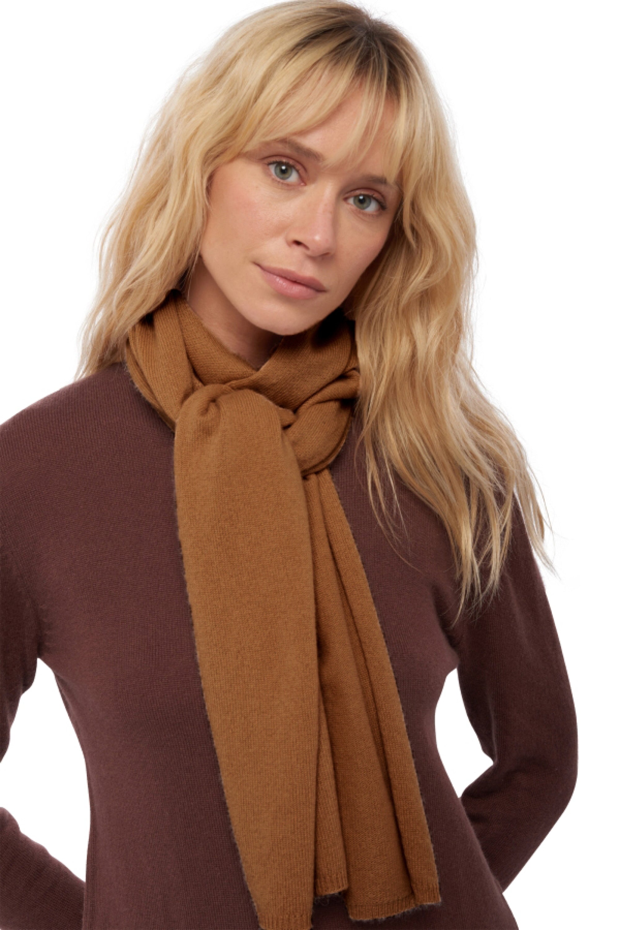 Ozone in cashmere misto - butterscotch - Mahogany