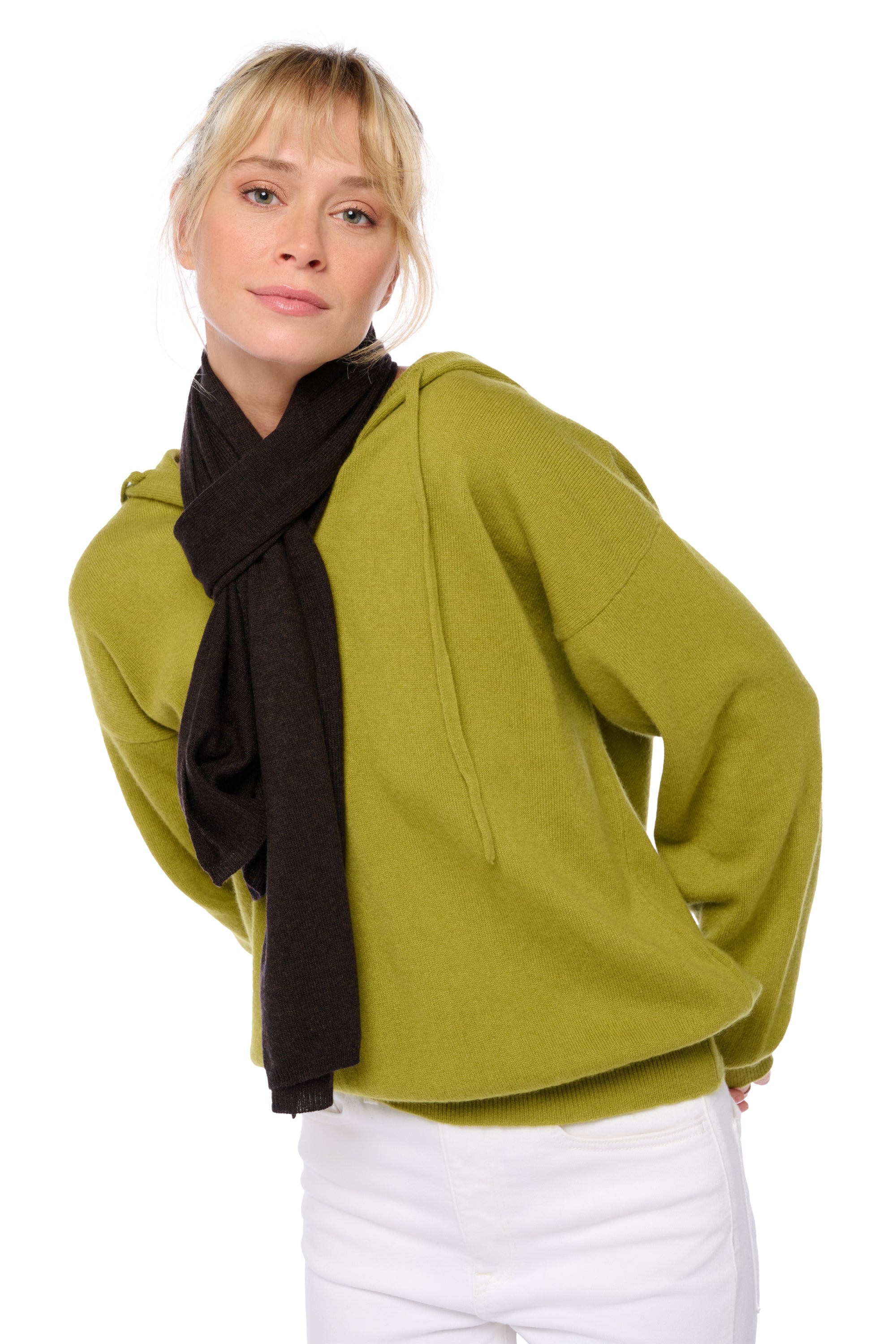 Woolozone in cashmere e lana mista - ebano - Mahogany
