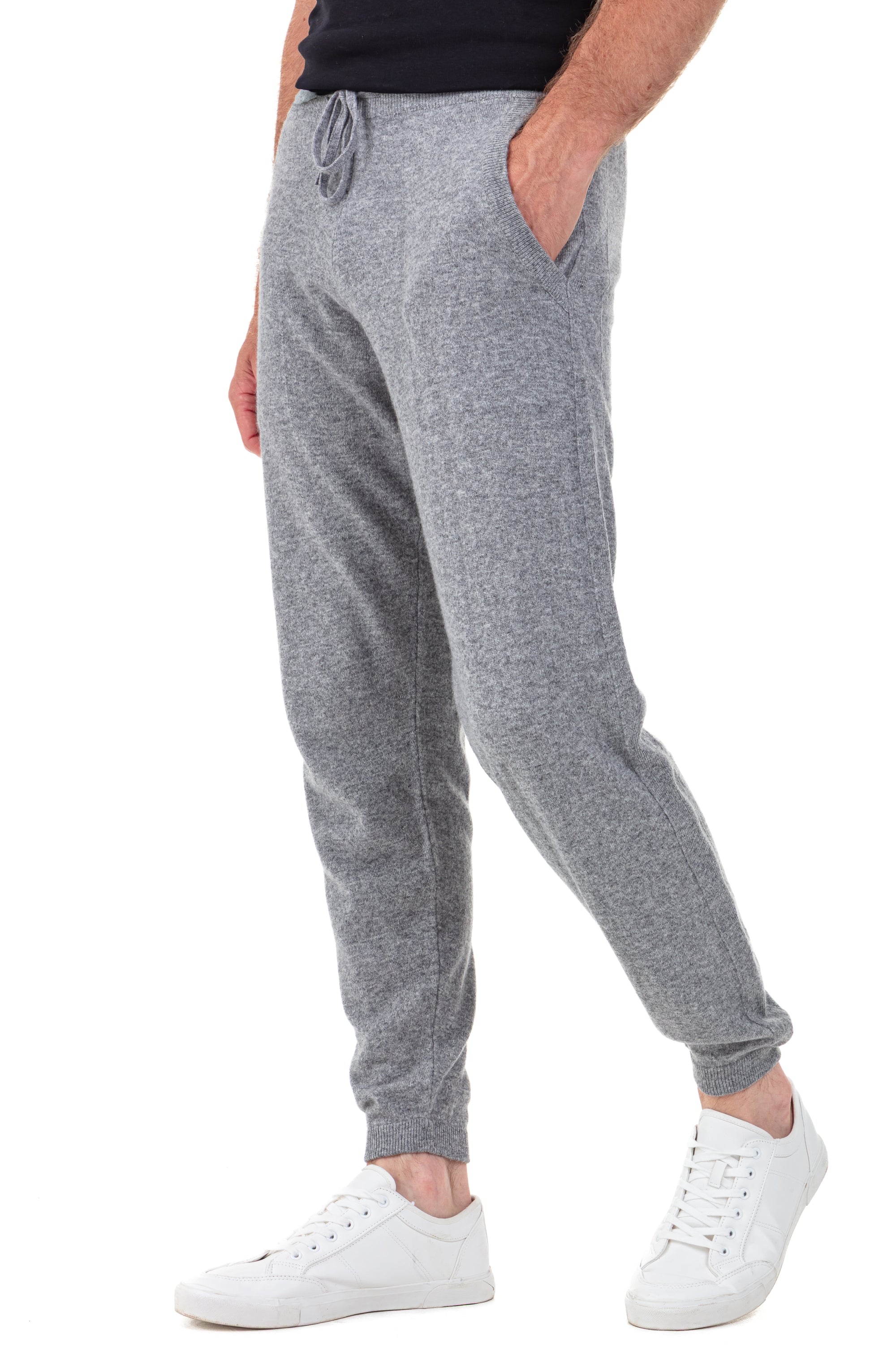 Sanaga in cashmere uomo - grigio chiné - Mahogany