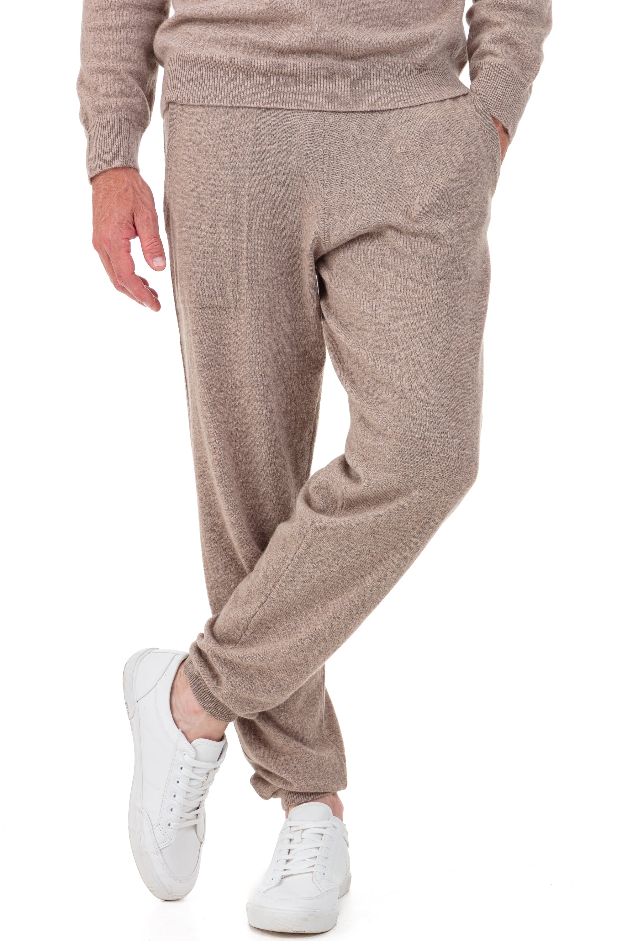 Sanaga in cashmere uomo - natural brown - Mahogany