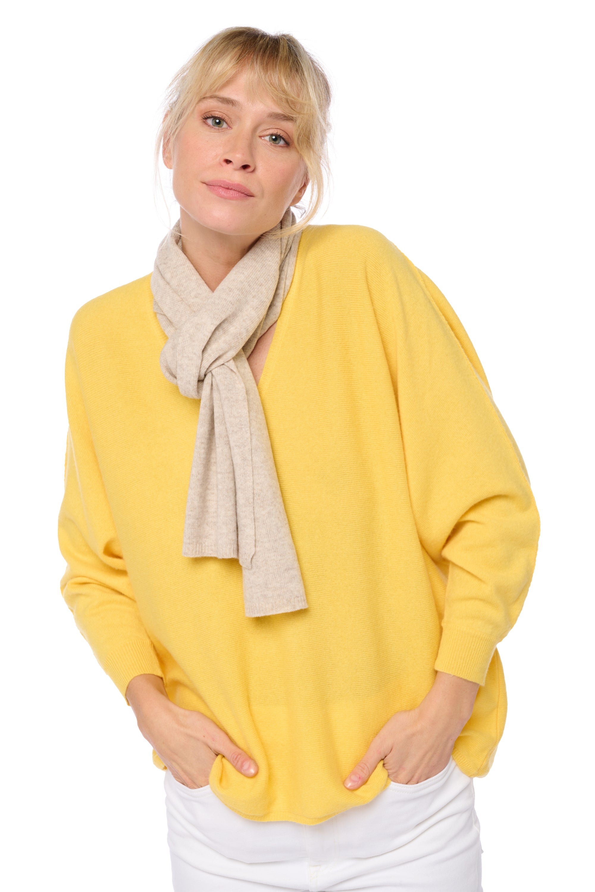 Woolozone in cashmere e lana mista - millet - Mahogany
