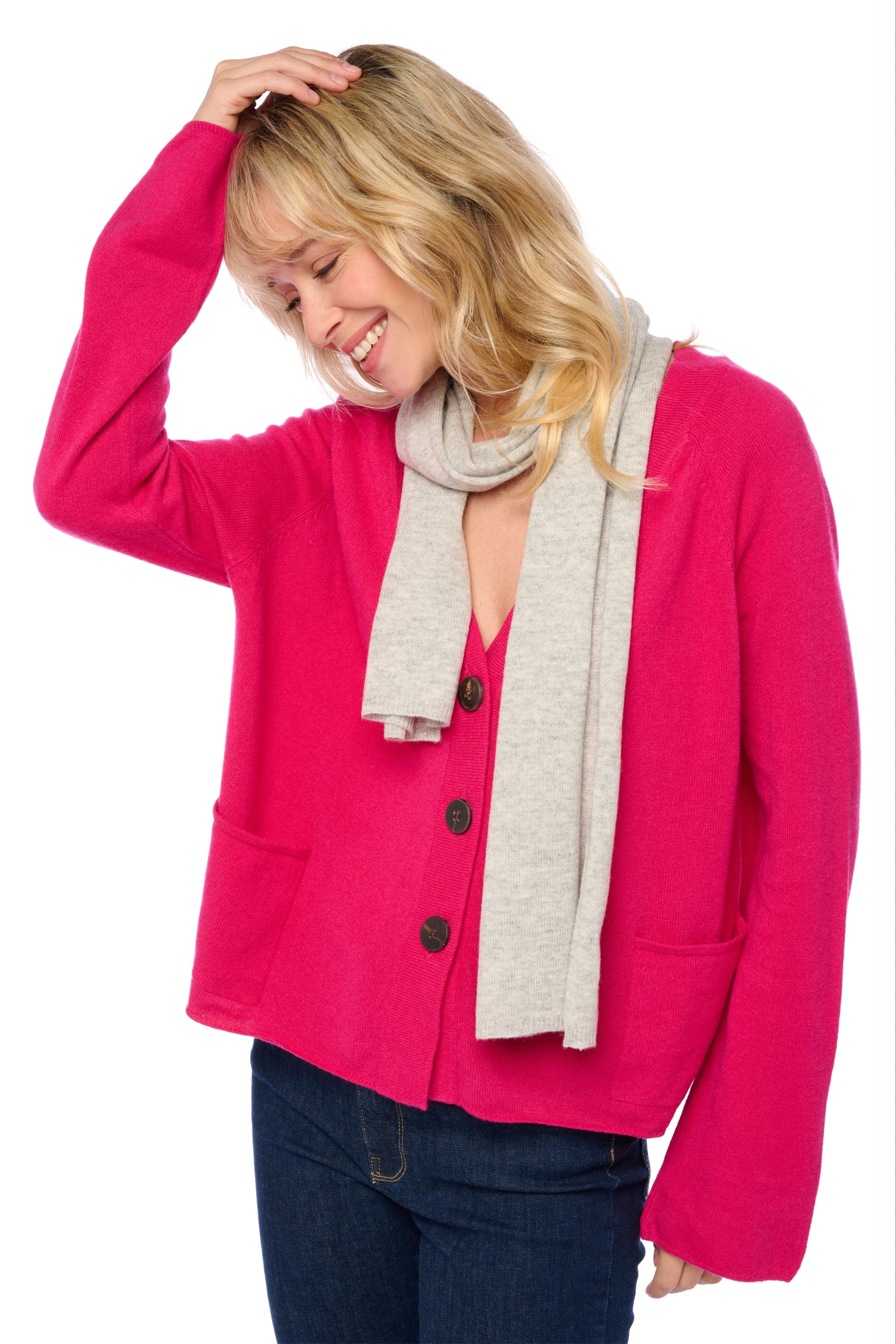 Woolozone in cashmere e lana mista - oxford - Mahogany