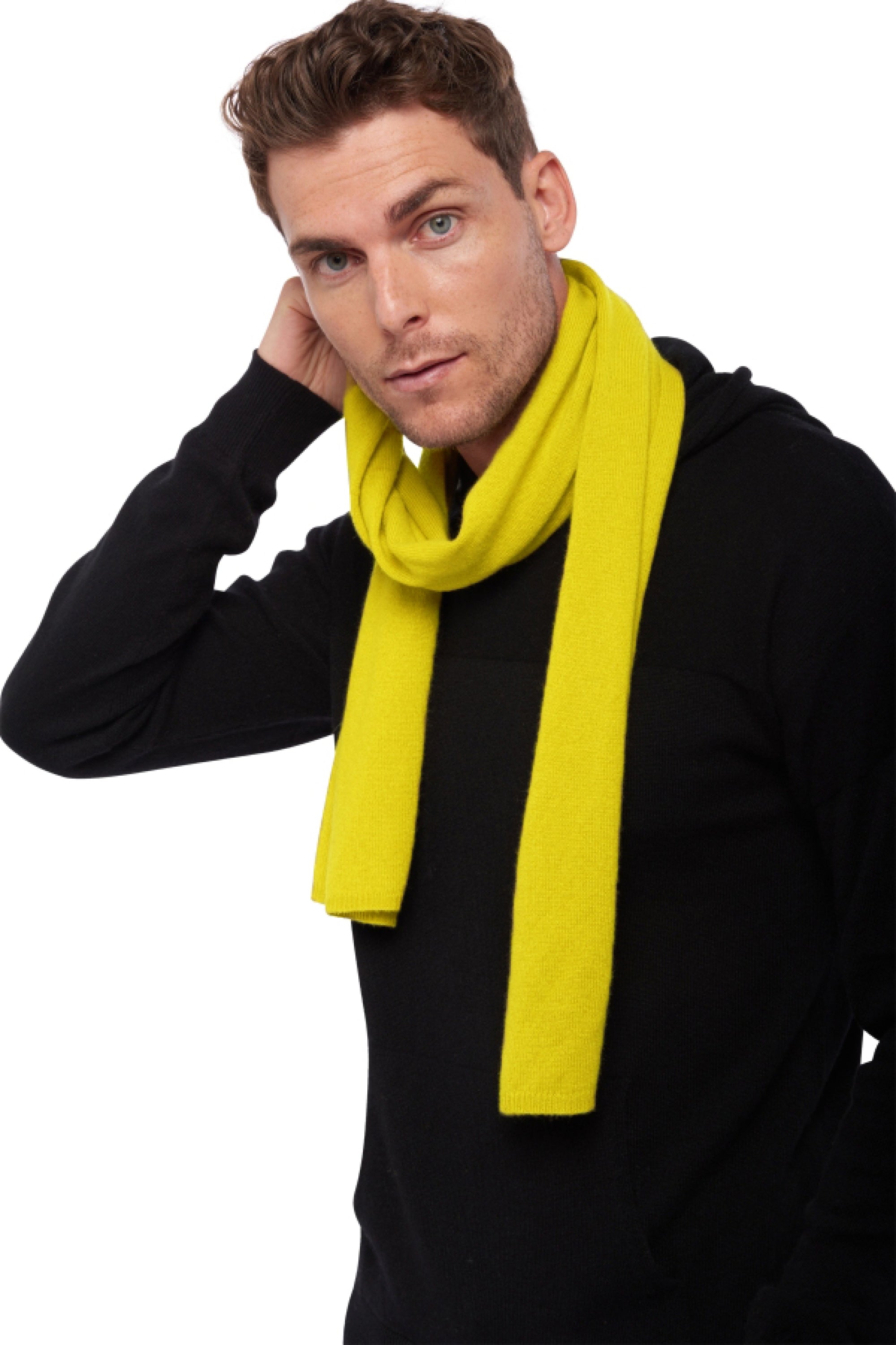 Ozone in cashmere misto - maize - Mahogany