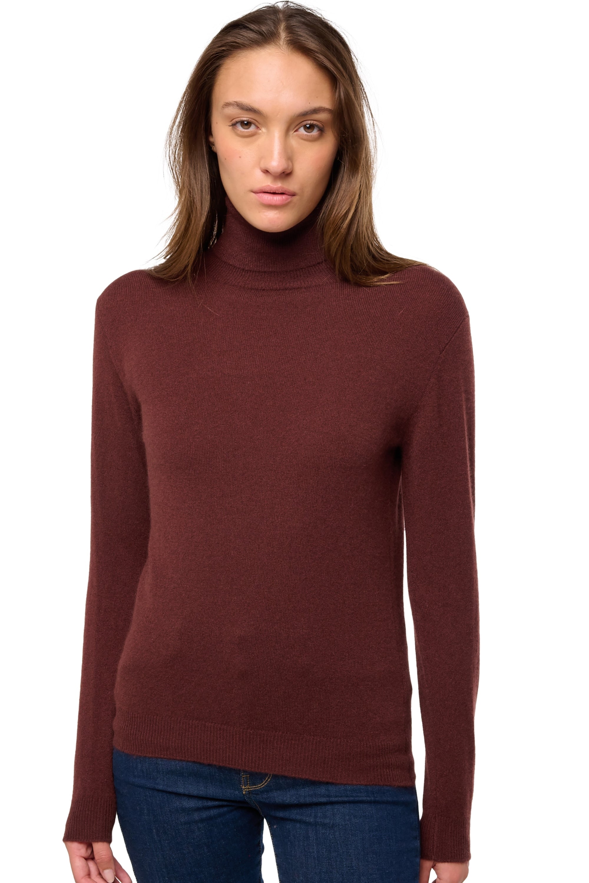 Tale in cashmere donna - cinnabar - Mahogany