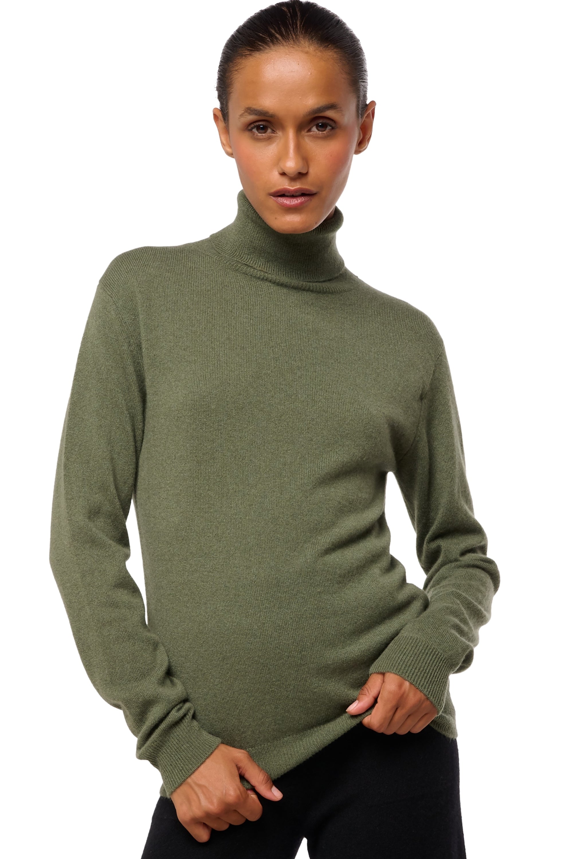 Tale in cashmere donna - kaki 2025 - Mahogany