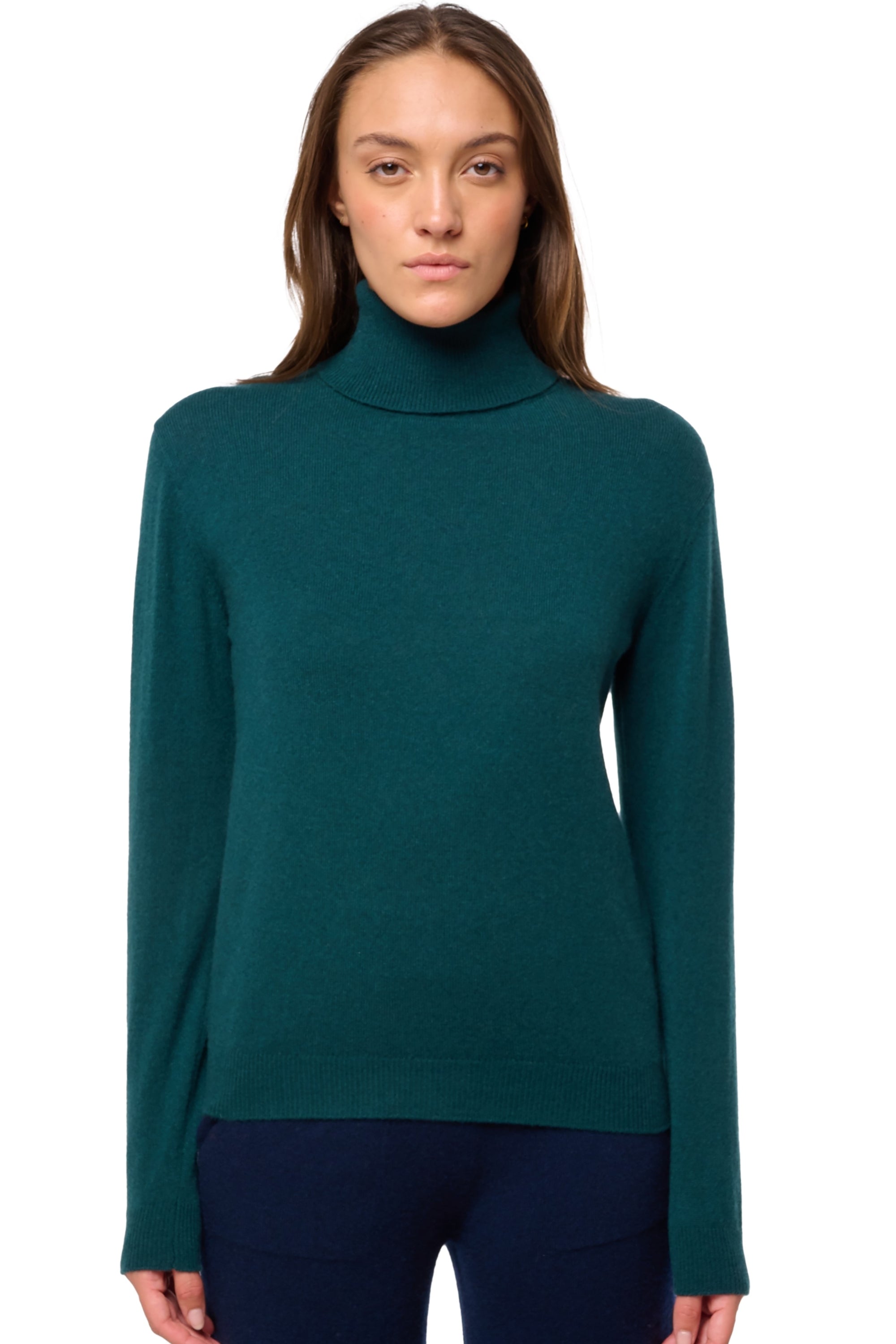 Tale in cashmere donna - verde smeraldo - Mahogany
