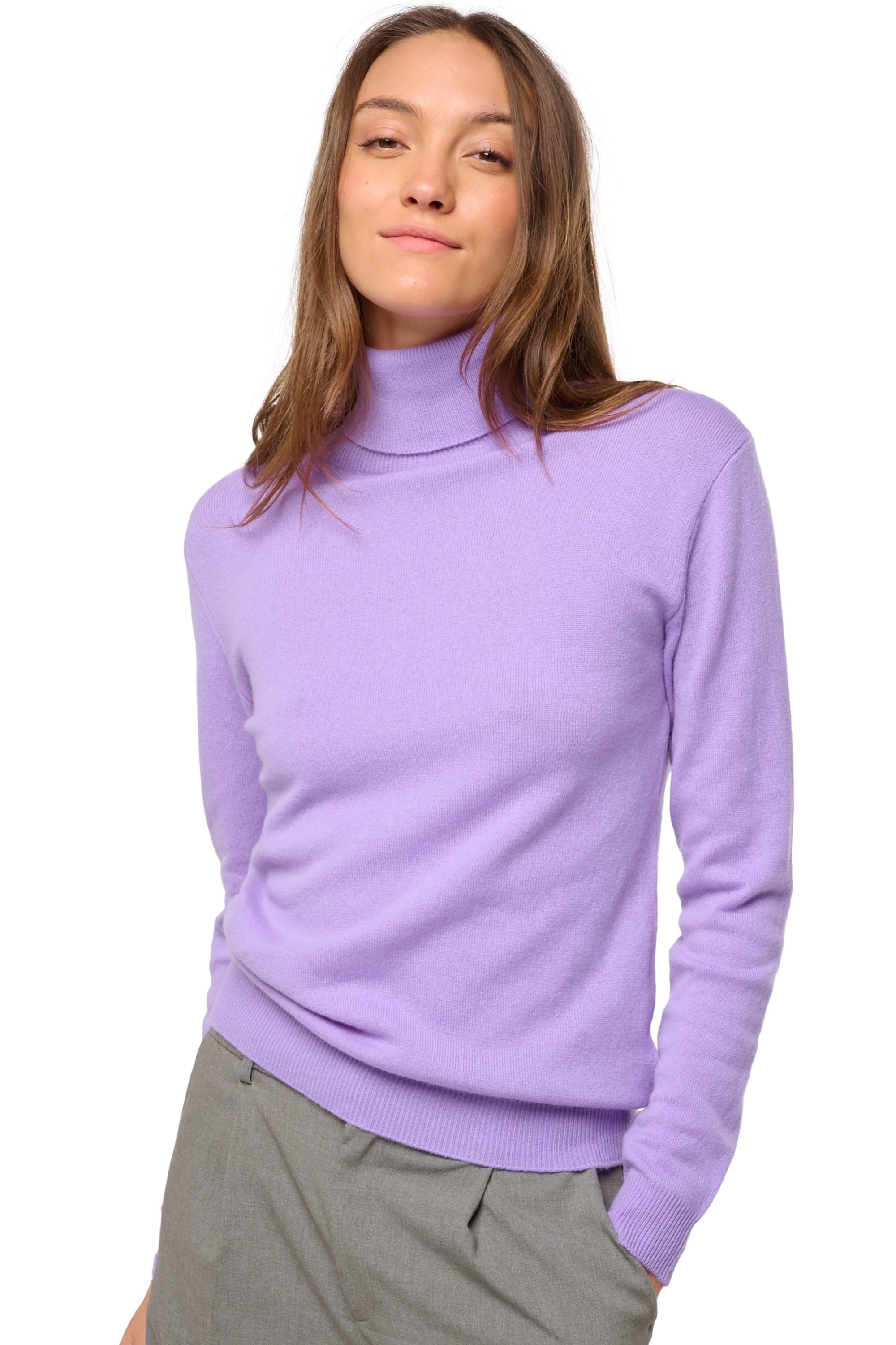 Tale in cashmere donna - violine purple - Mahogany