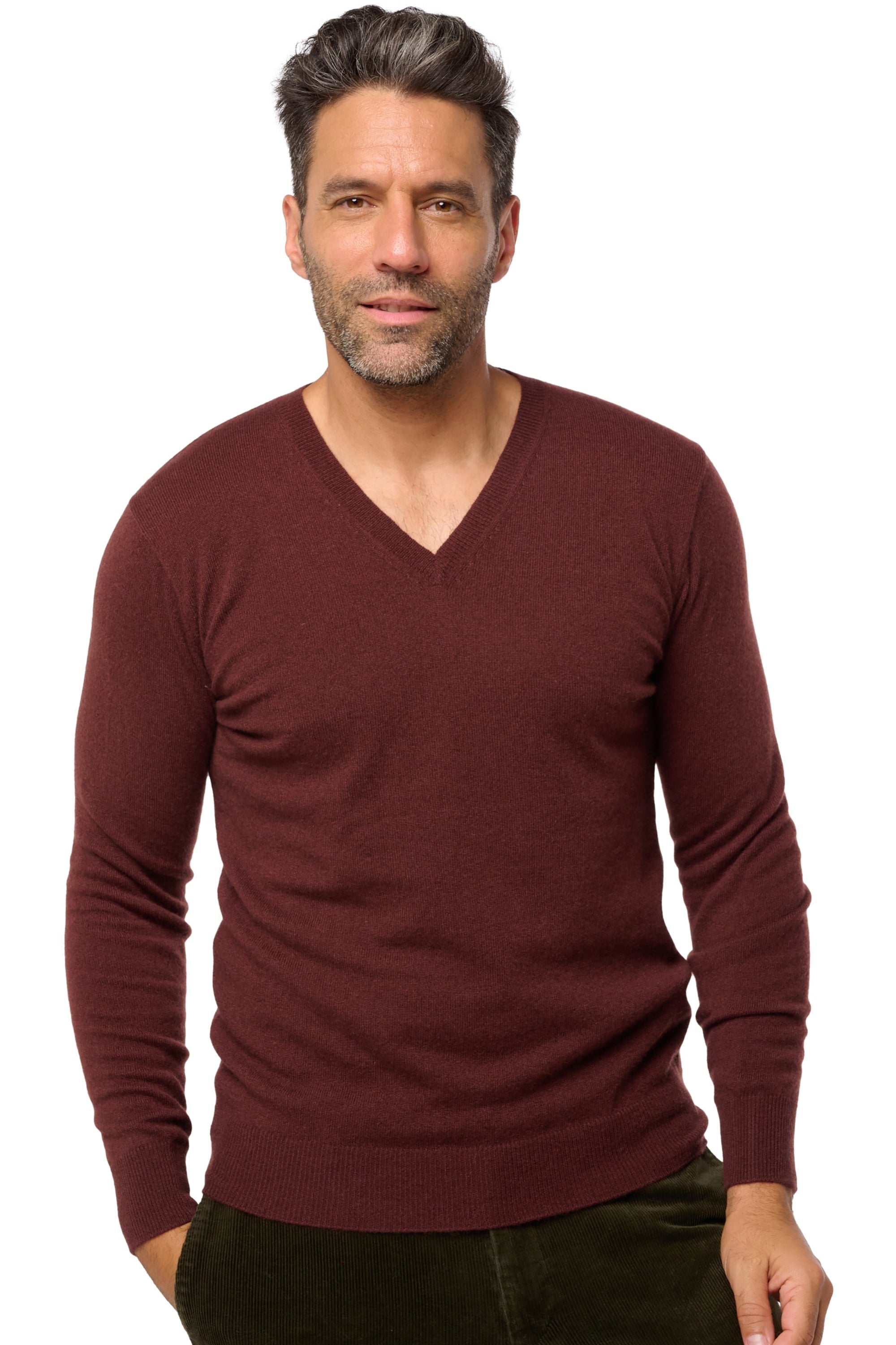 Tor in cashmere uomo - cinnabar - Mahogany