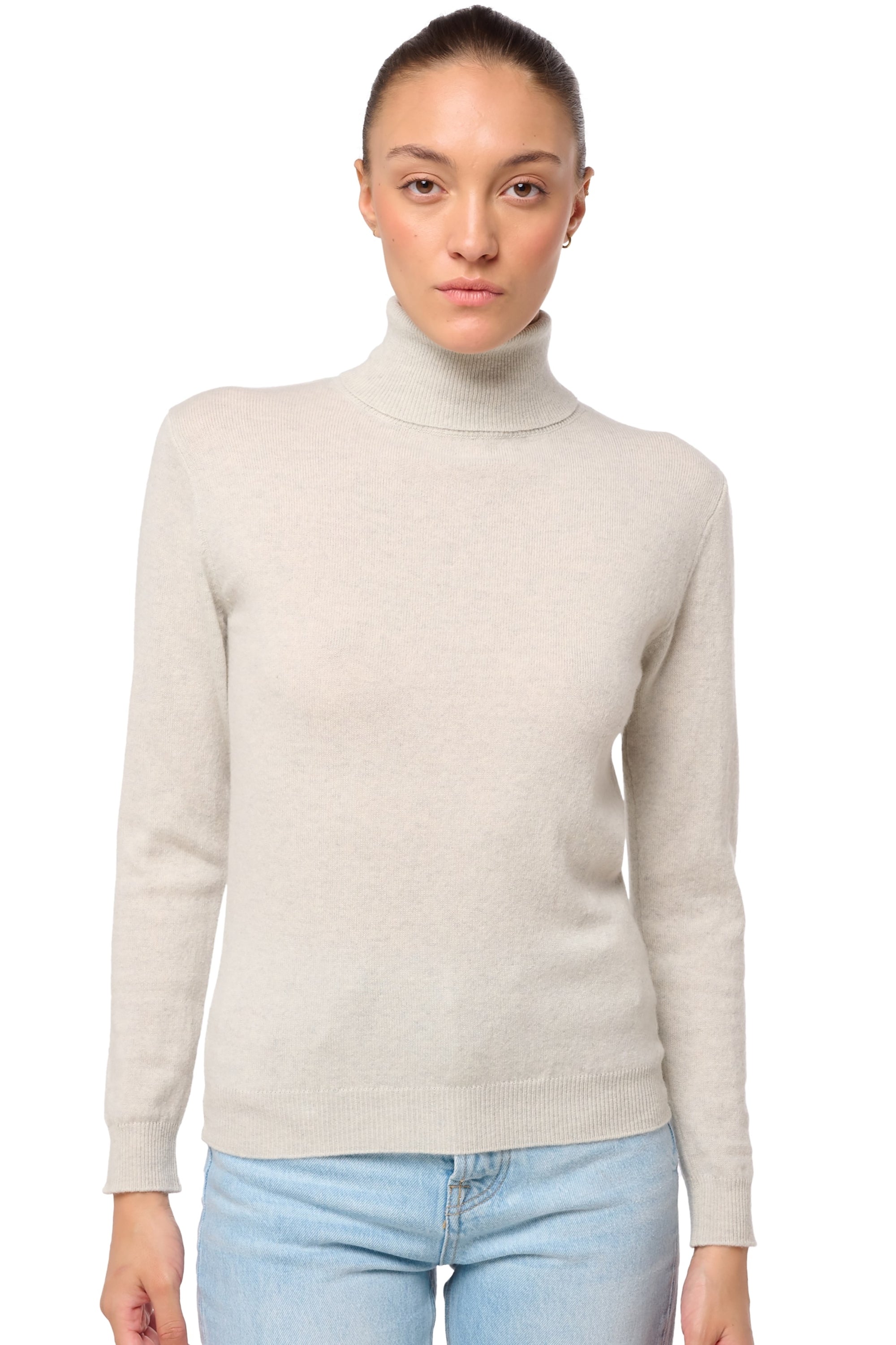 Tale in cashmere donna - fluo white - Mahogany