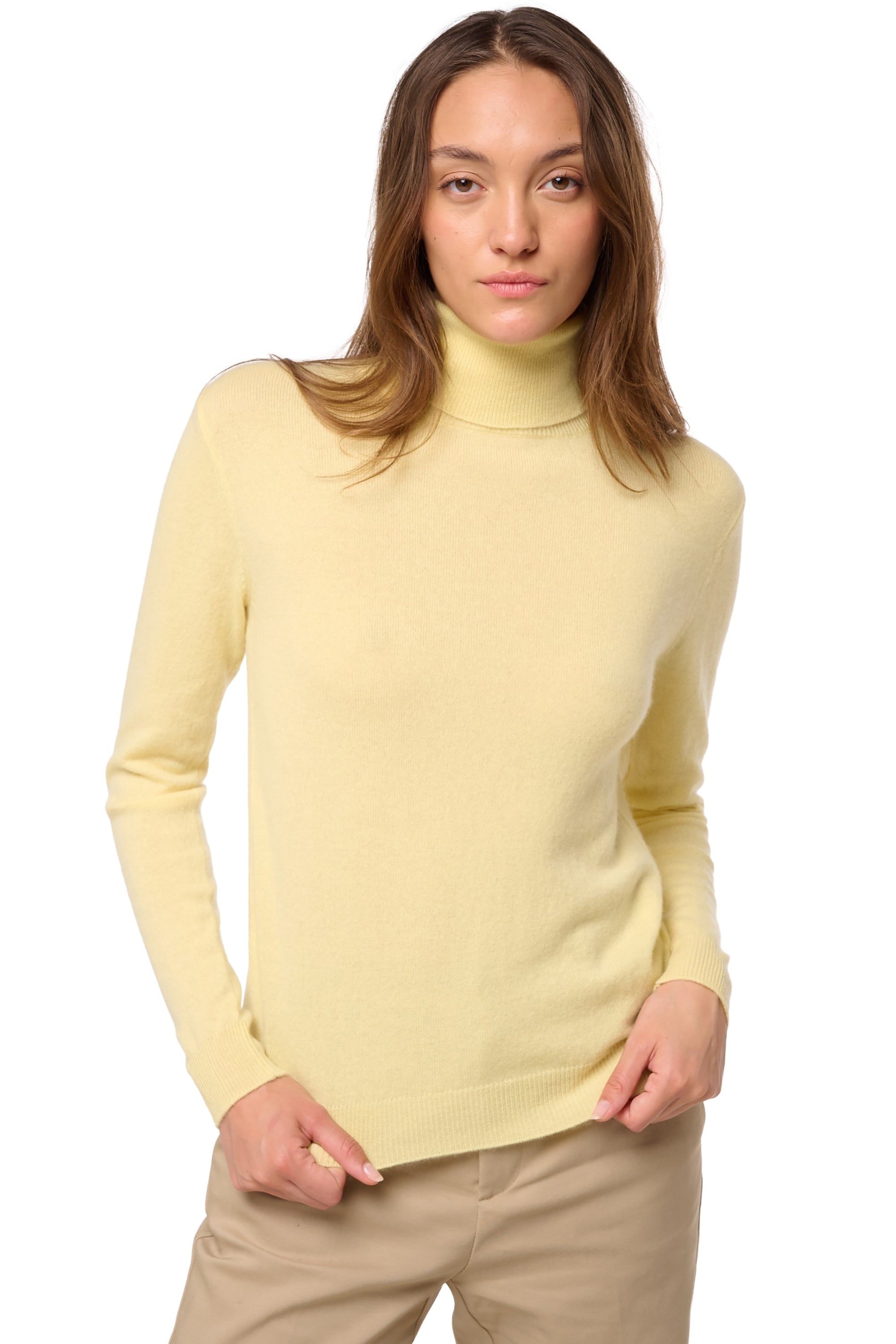 Tale in cashmere donna - lemonade - Mahogany