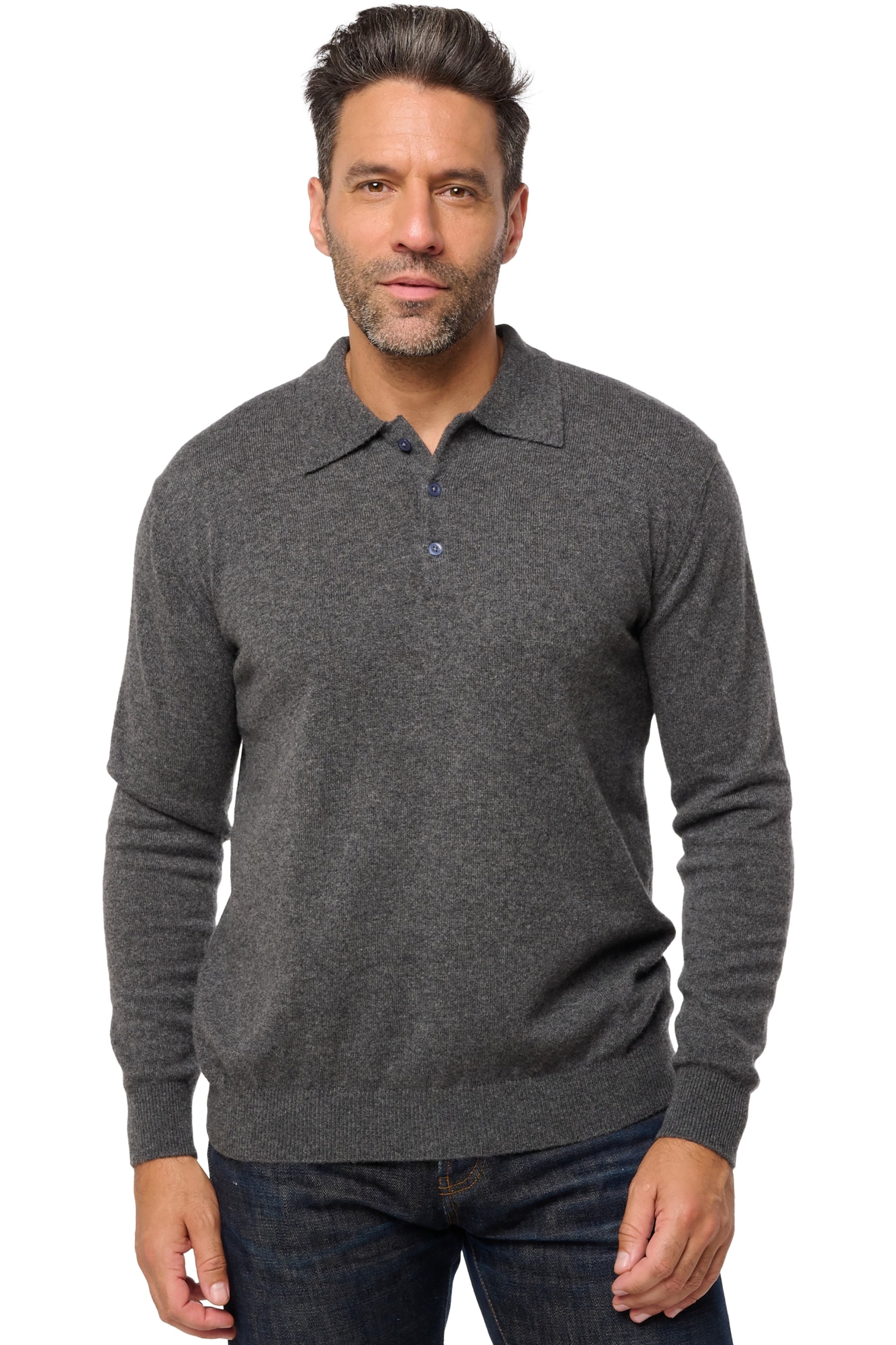 Tarn in cashmere uomo - dark grey - Mahogany