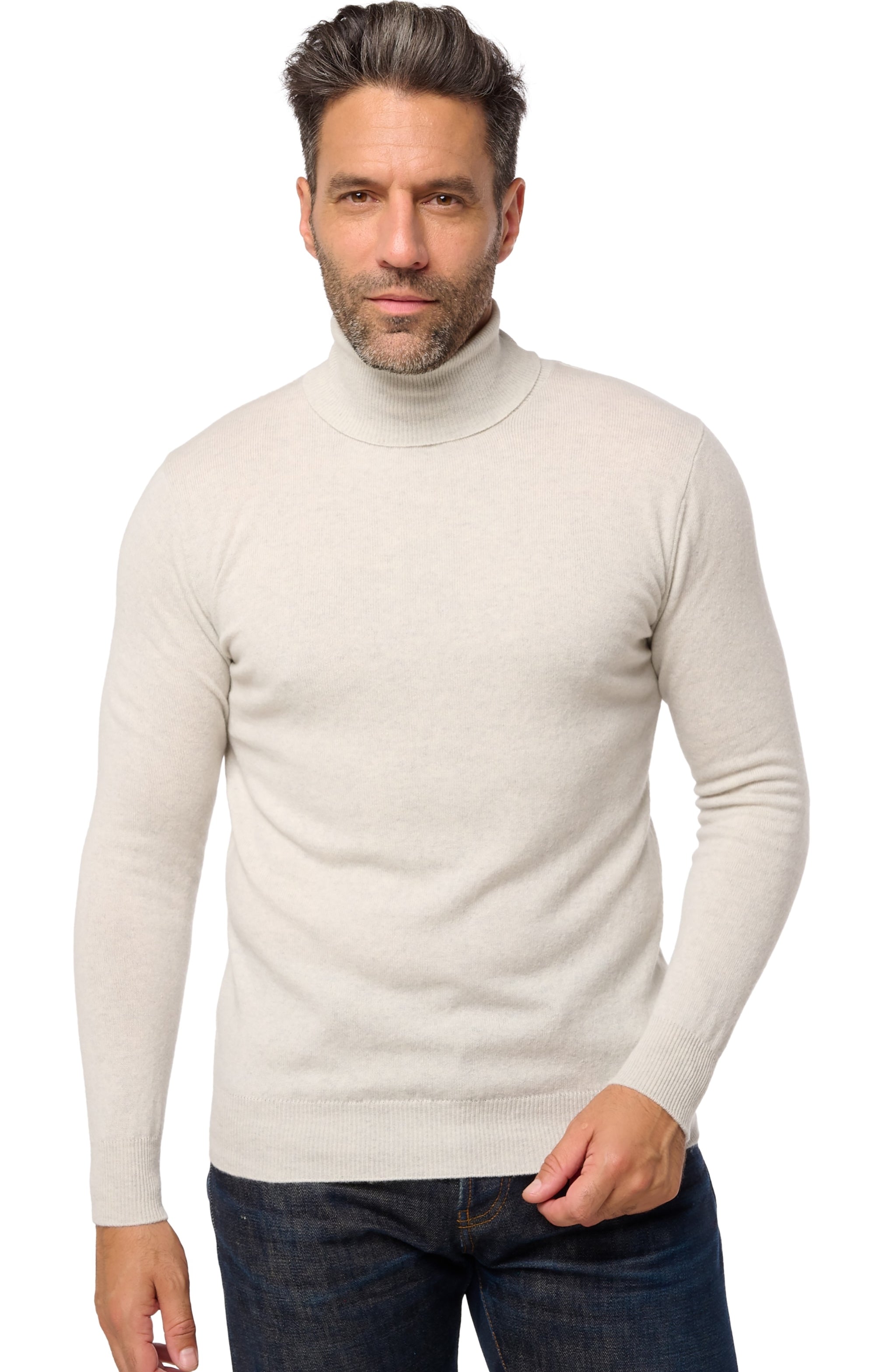 Tarry in cashmere uomo - fluo white - Mahogany