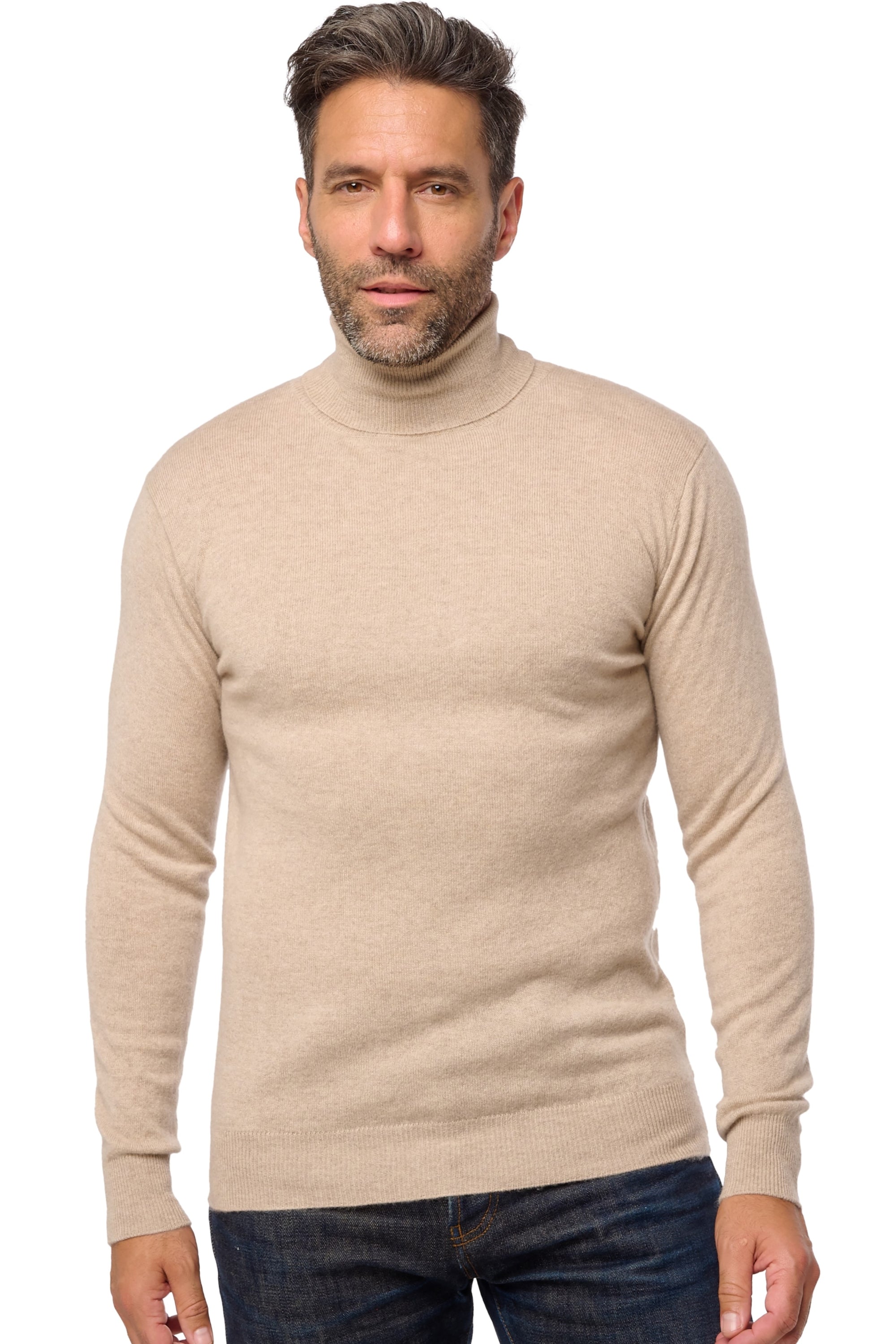 Tarry in cashmere uomo - spelt - Mahogany