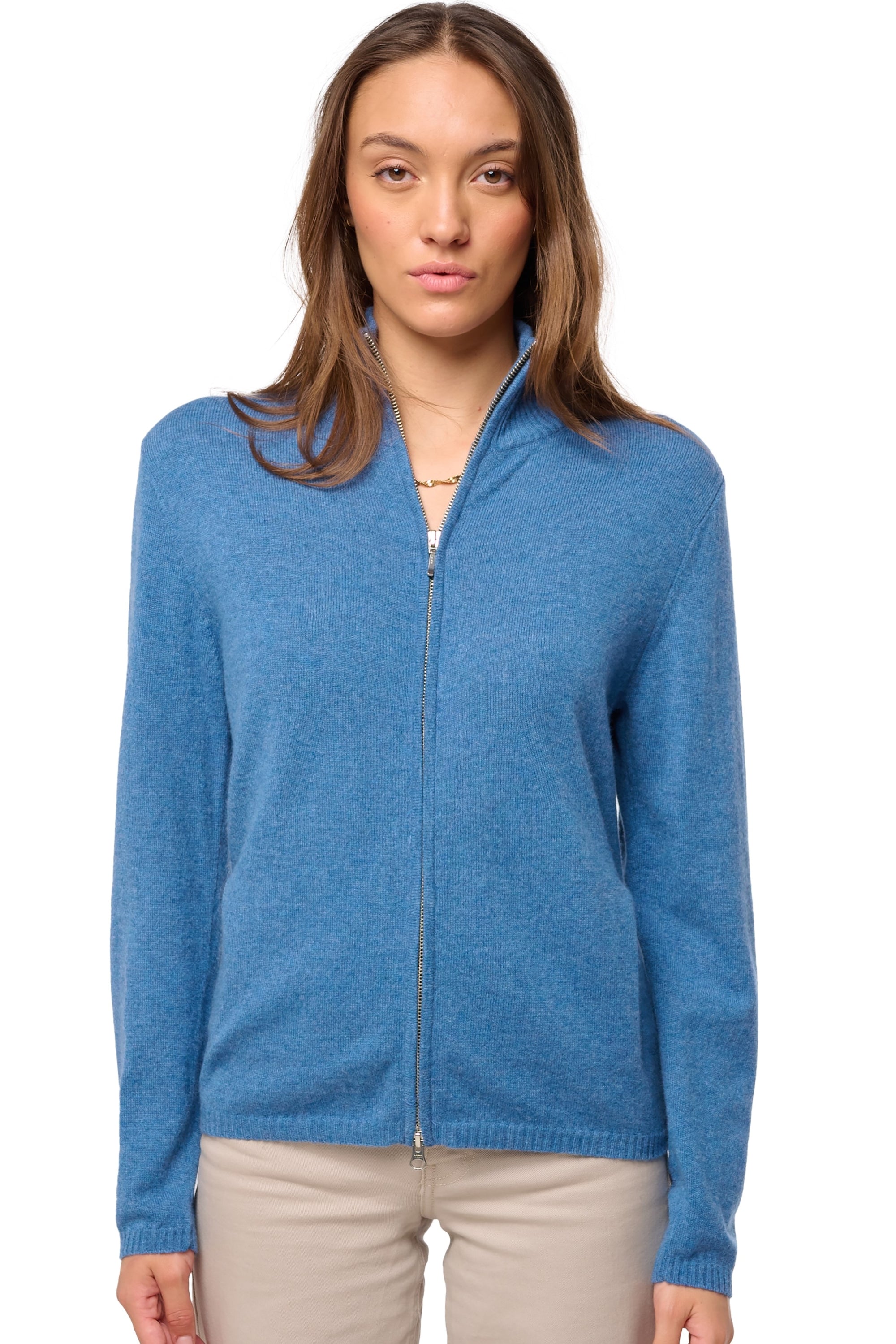 Thames in cashmere donna - baltic - Mahogany