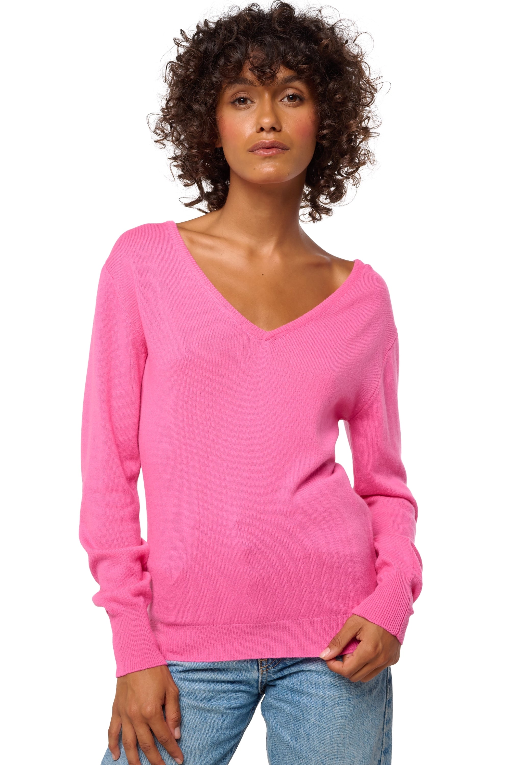 Trieste in cashmere donna - flashy rose - Mahogany