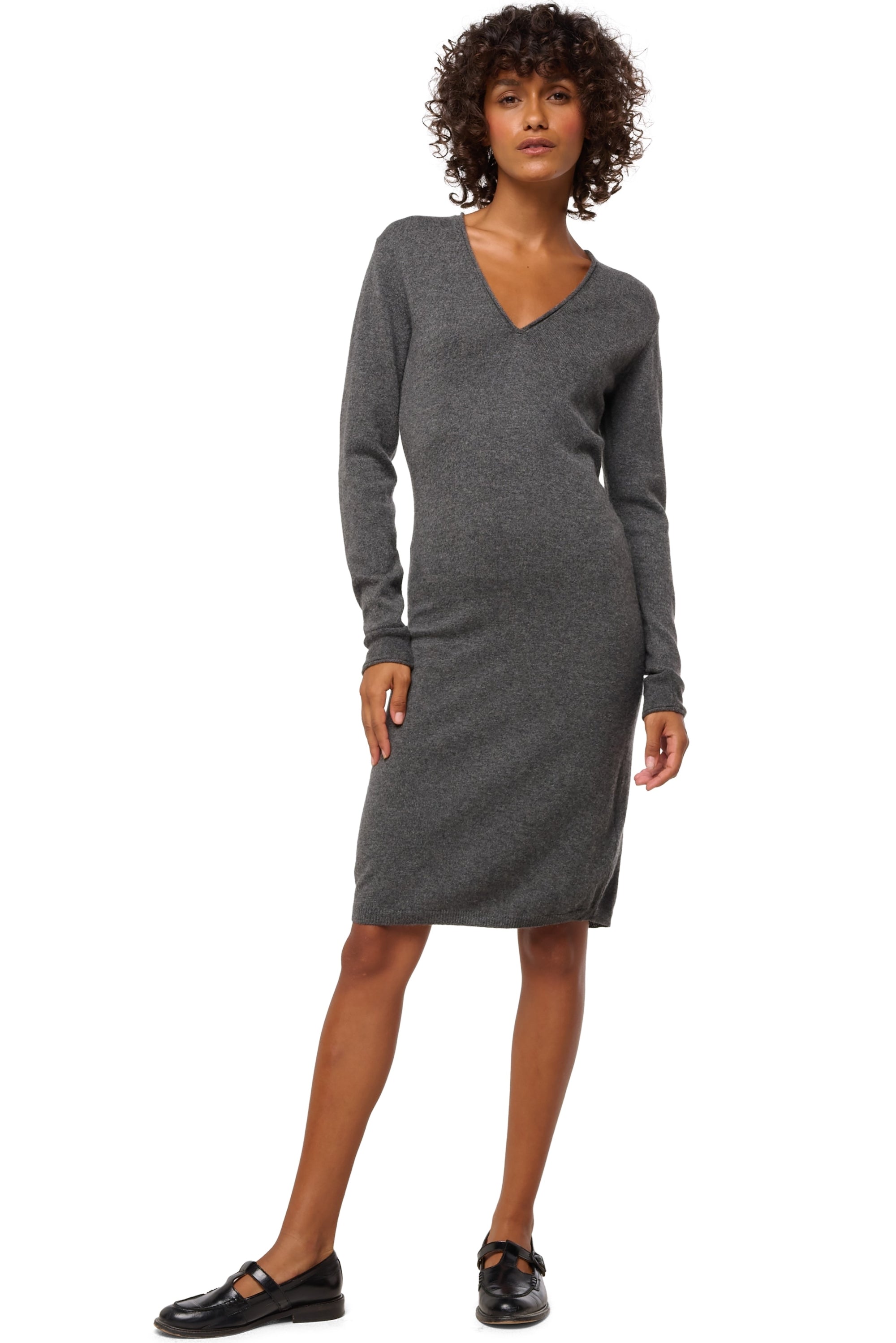 Trinidad in cashmere donna - dark grey - Mahogany