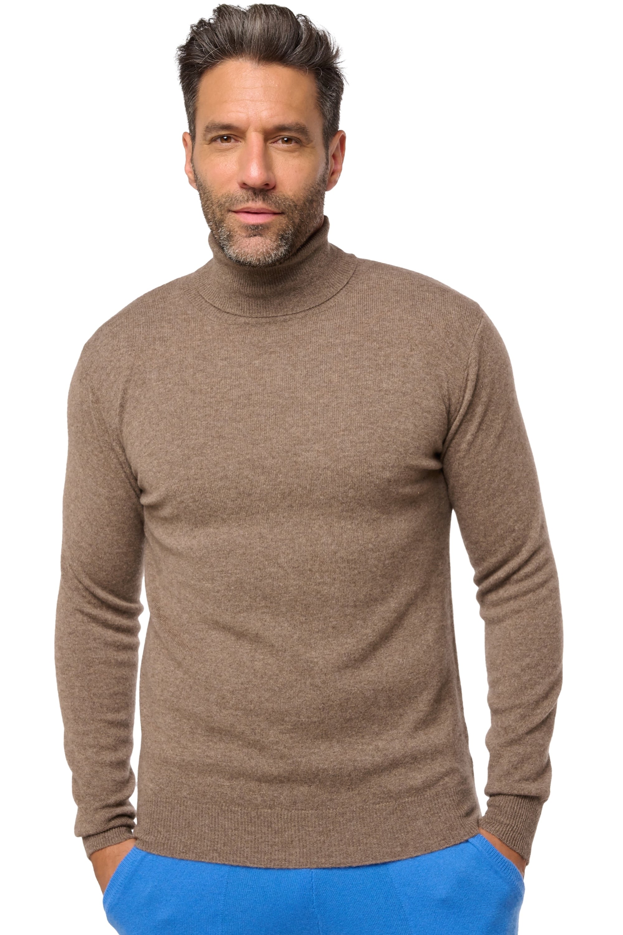 Tarry in cashmere uomo - otter - Mahogany