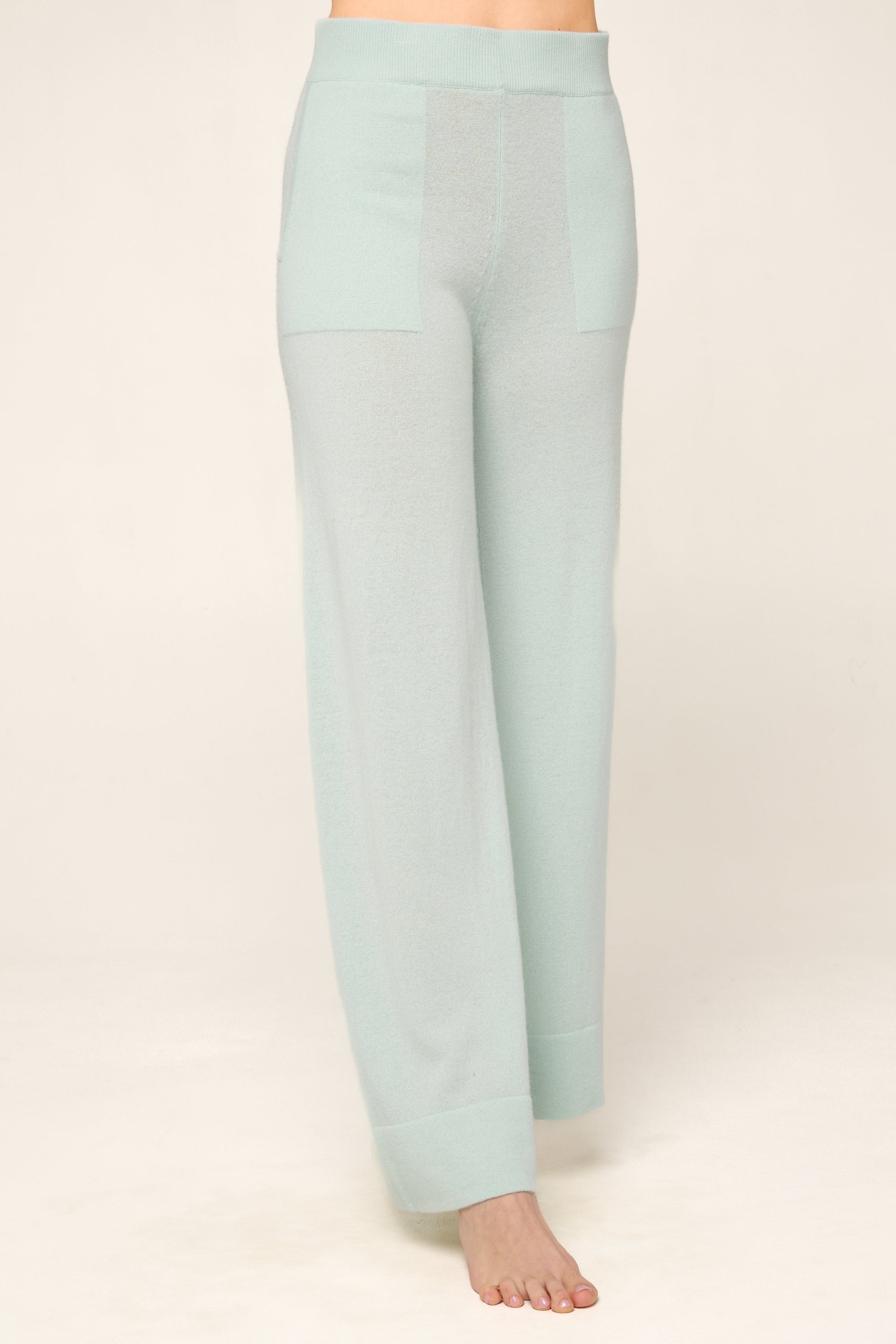 Pantalone in cashmere, 100% Cashmere, donna, taglio svasato, normale / 2 e 4 fili, maglia normale, Mahogany