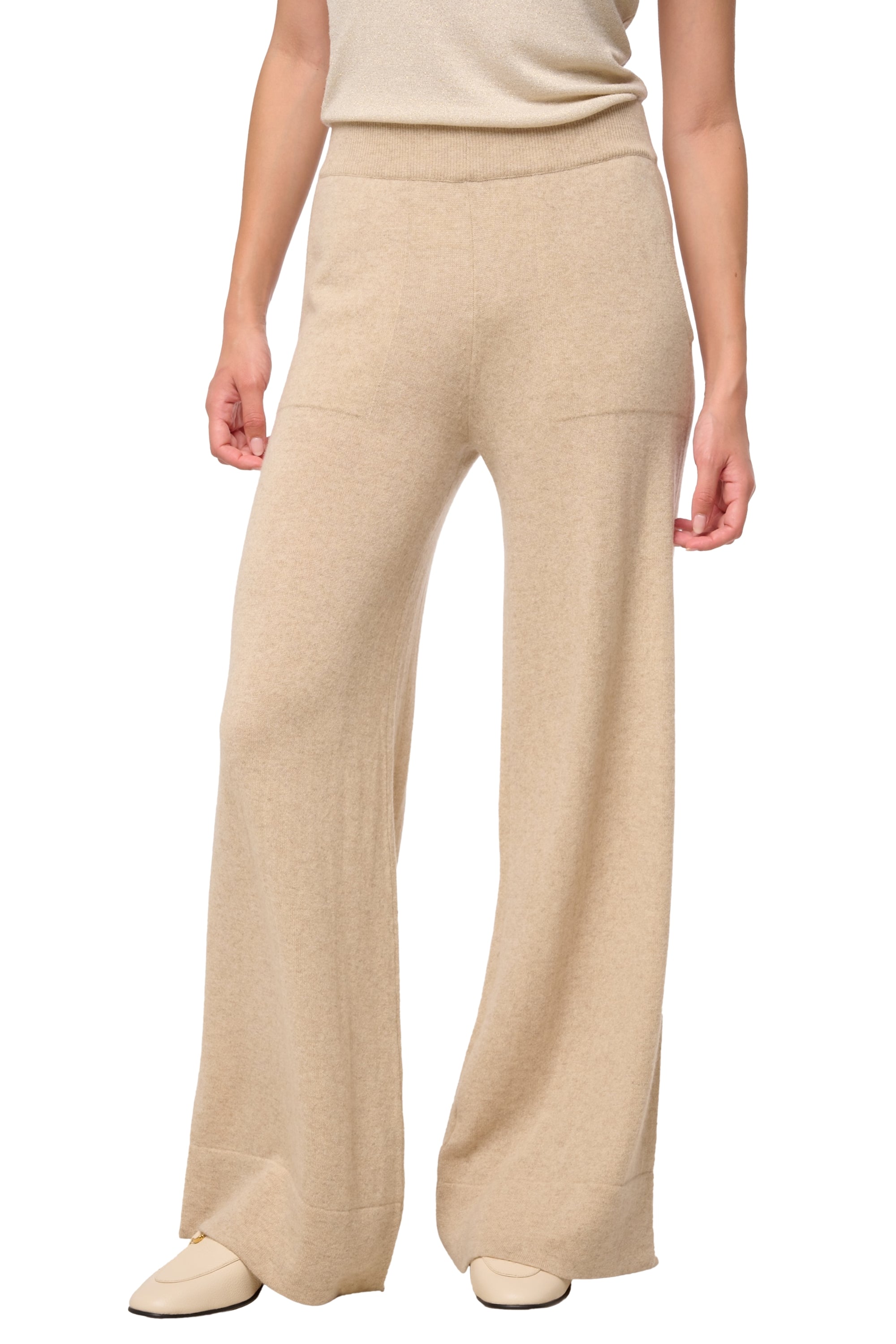 Daiquiri in cashmere donna - natural winter dawn - Mahogany