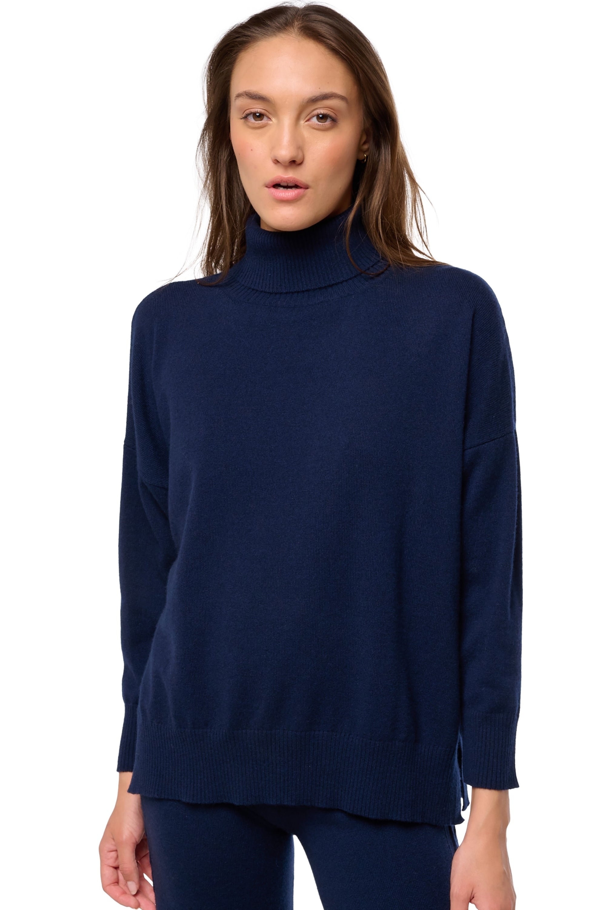 Dakota in cashmere donna - blu marino scuro - Mahogany