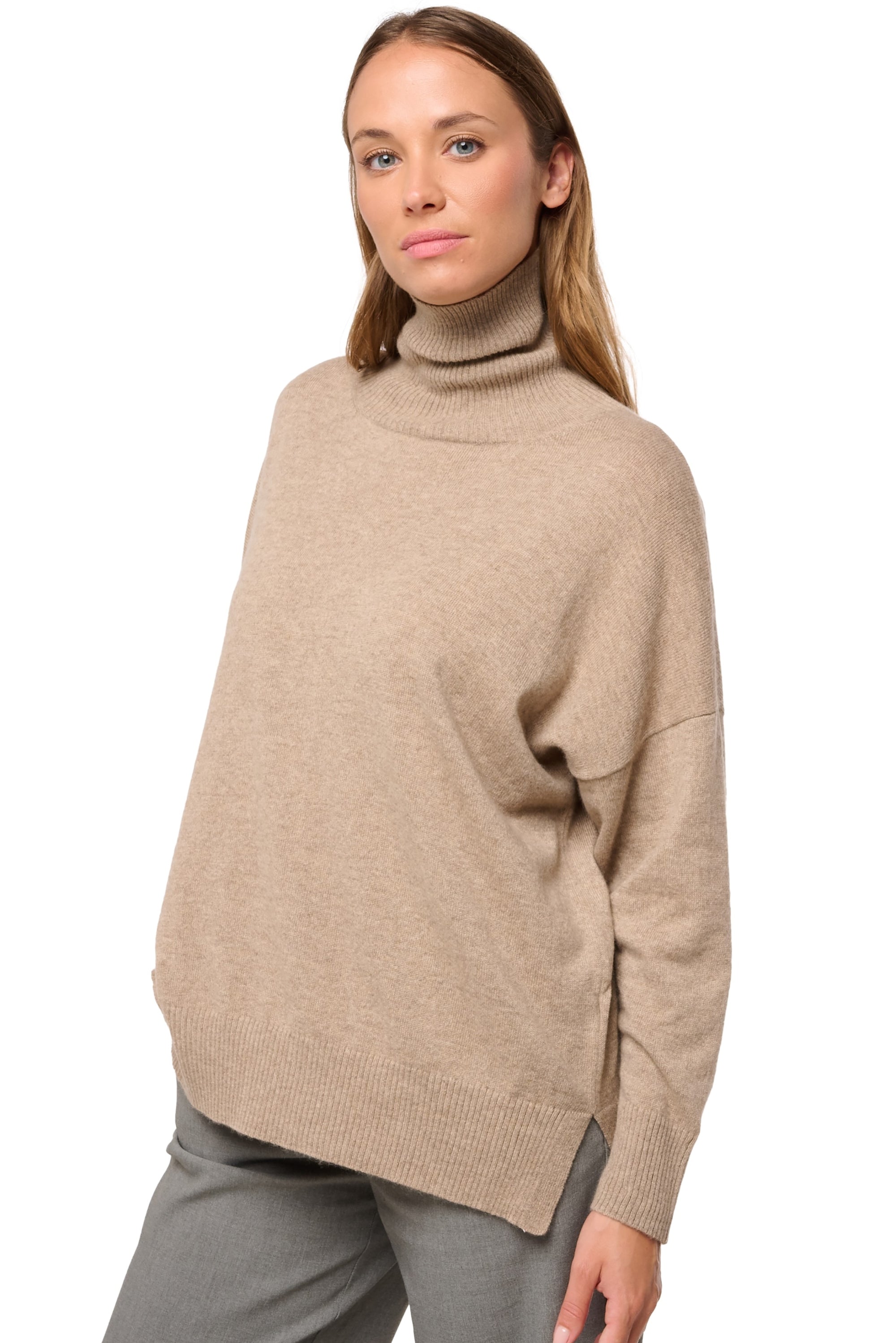Dakota in cashmere donna - natural brown - Mahogany