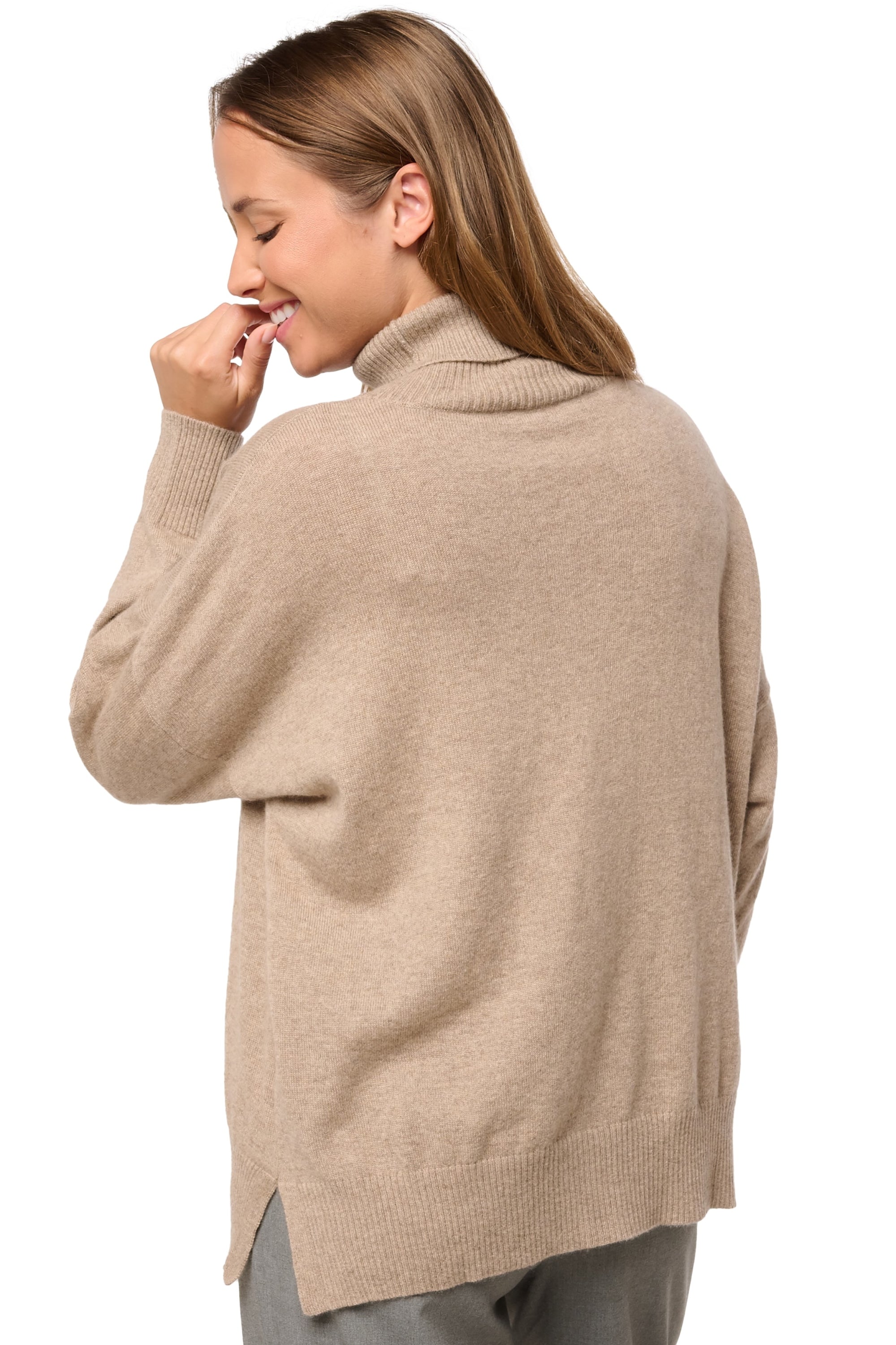 Dakota en cachemire femme - Vue 4 - natural brown - Mahogany