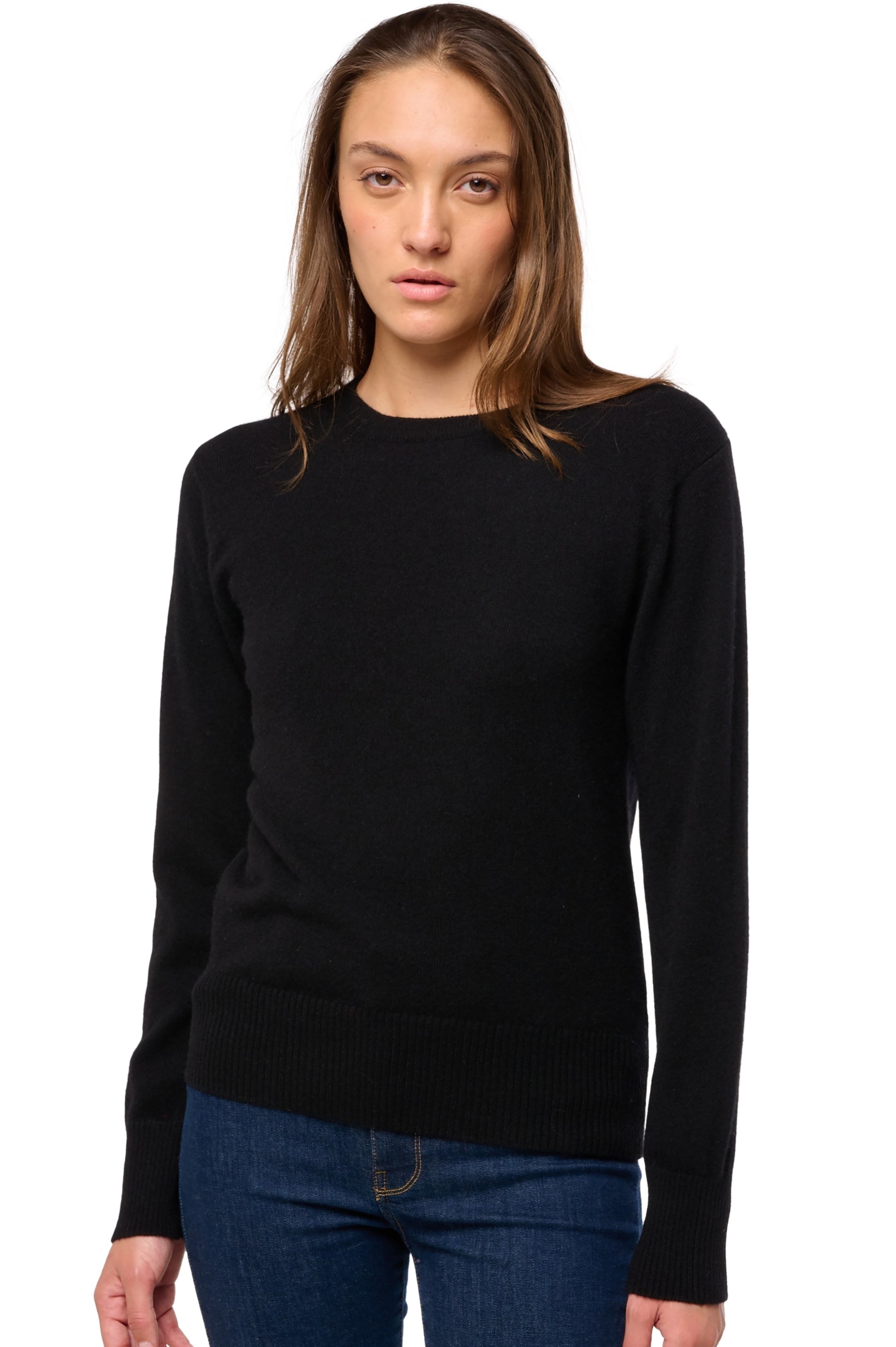Daria in cashmere donna - nero - Mahogany
