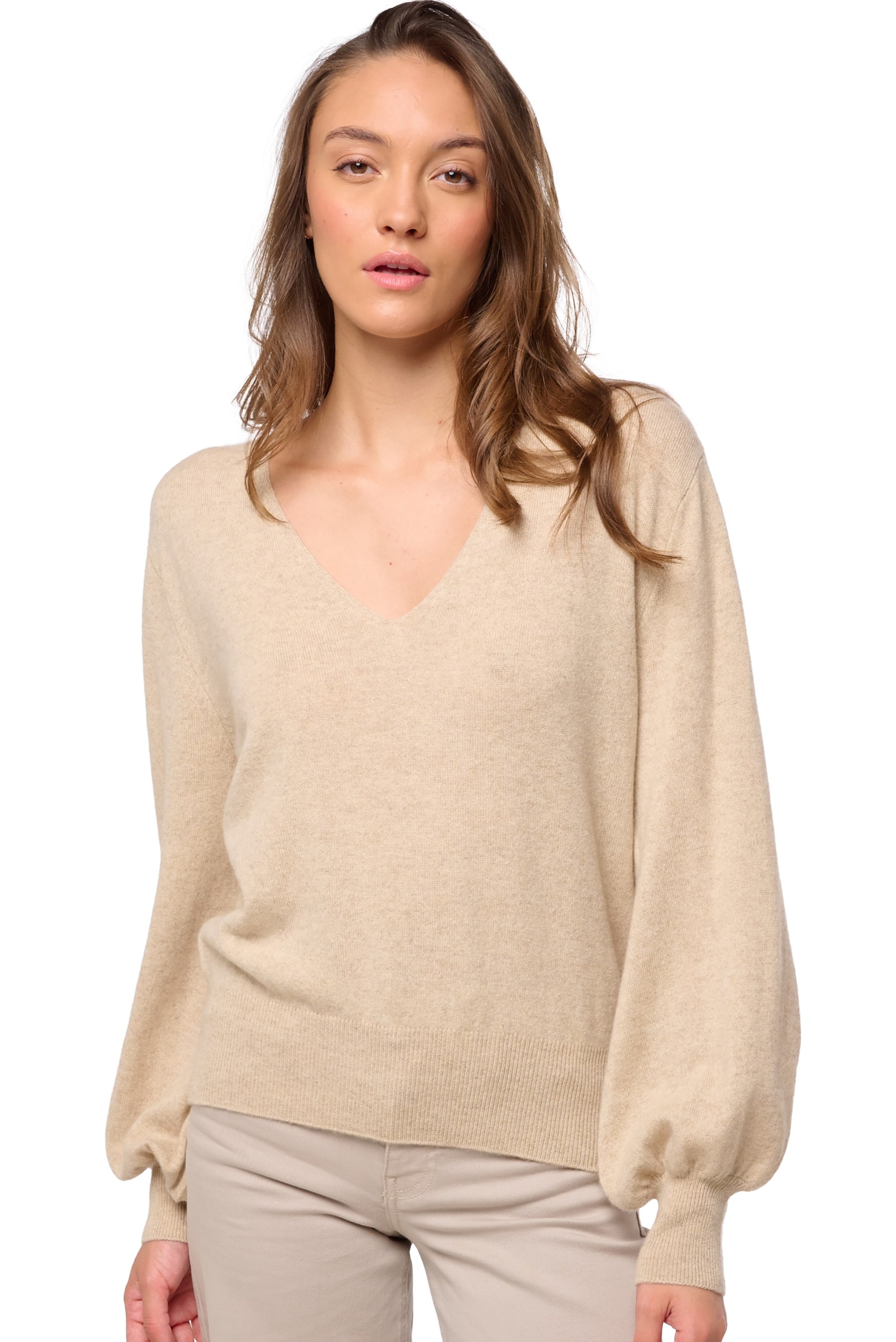 Deau in cashmere donna - natural winter dawn - Mahogany