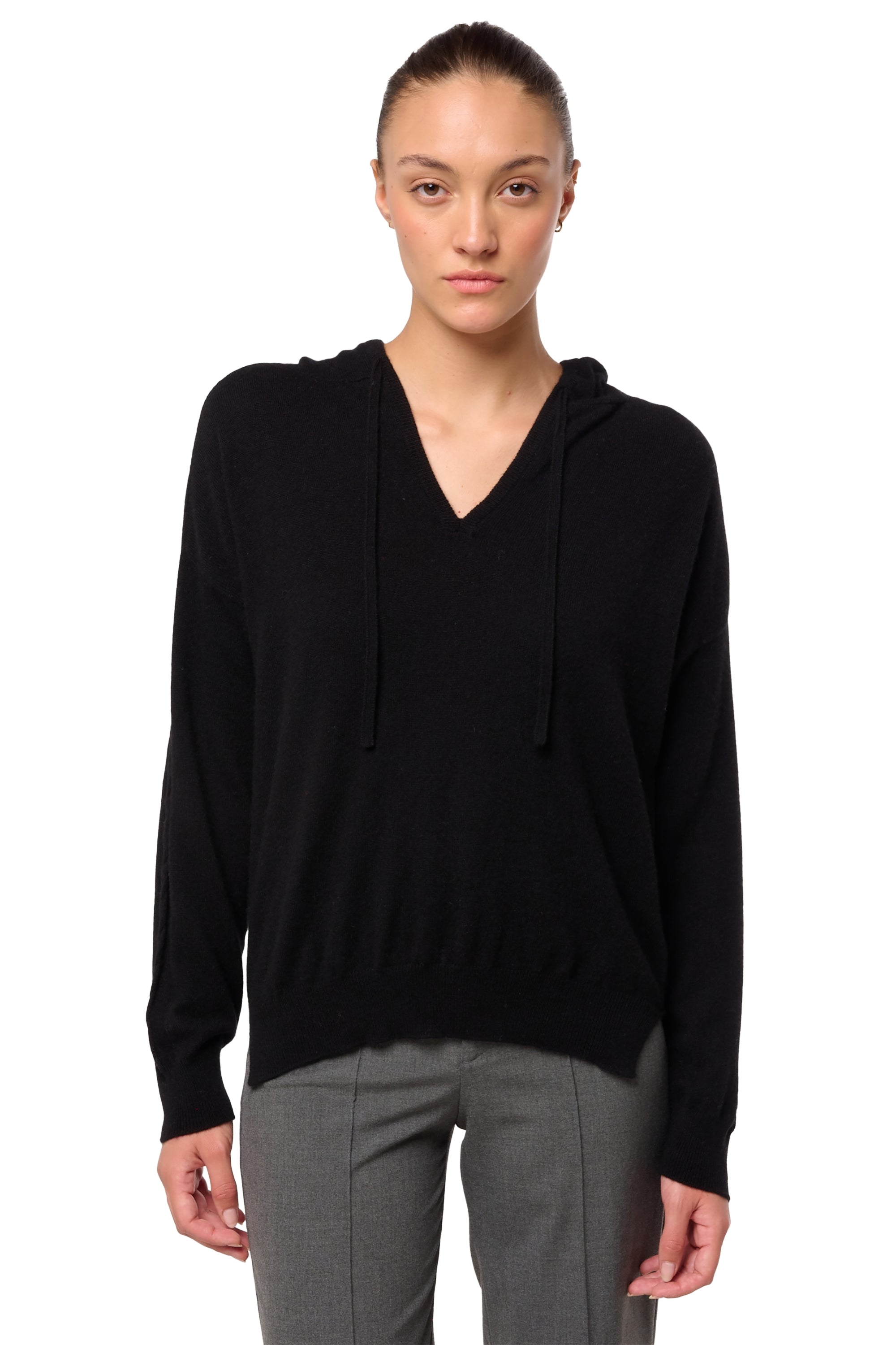 Delia in cashmere da donna - nero - Mahogany