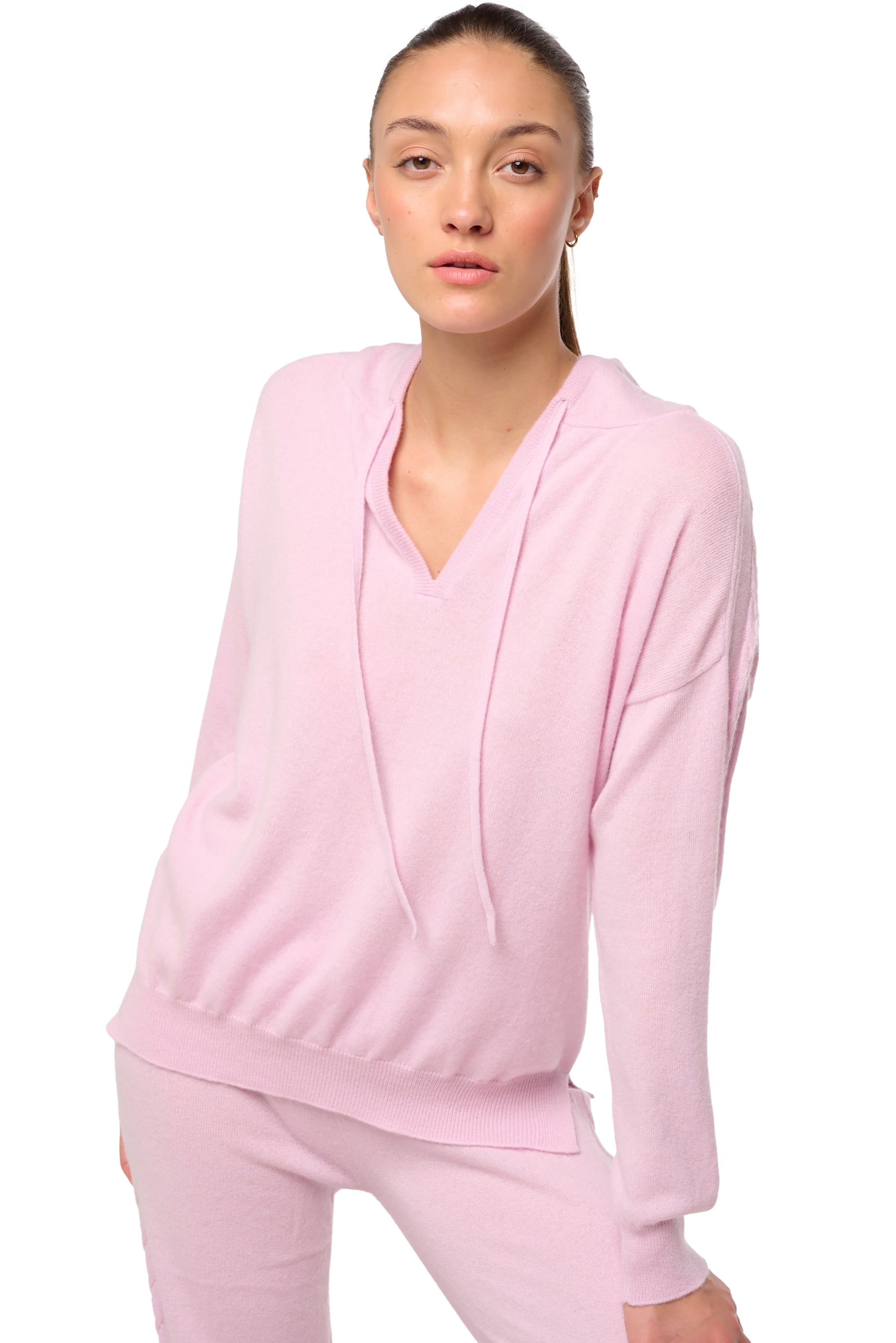 Delia in cashmere da donna - pale purple - Mahogany