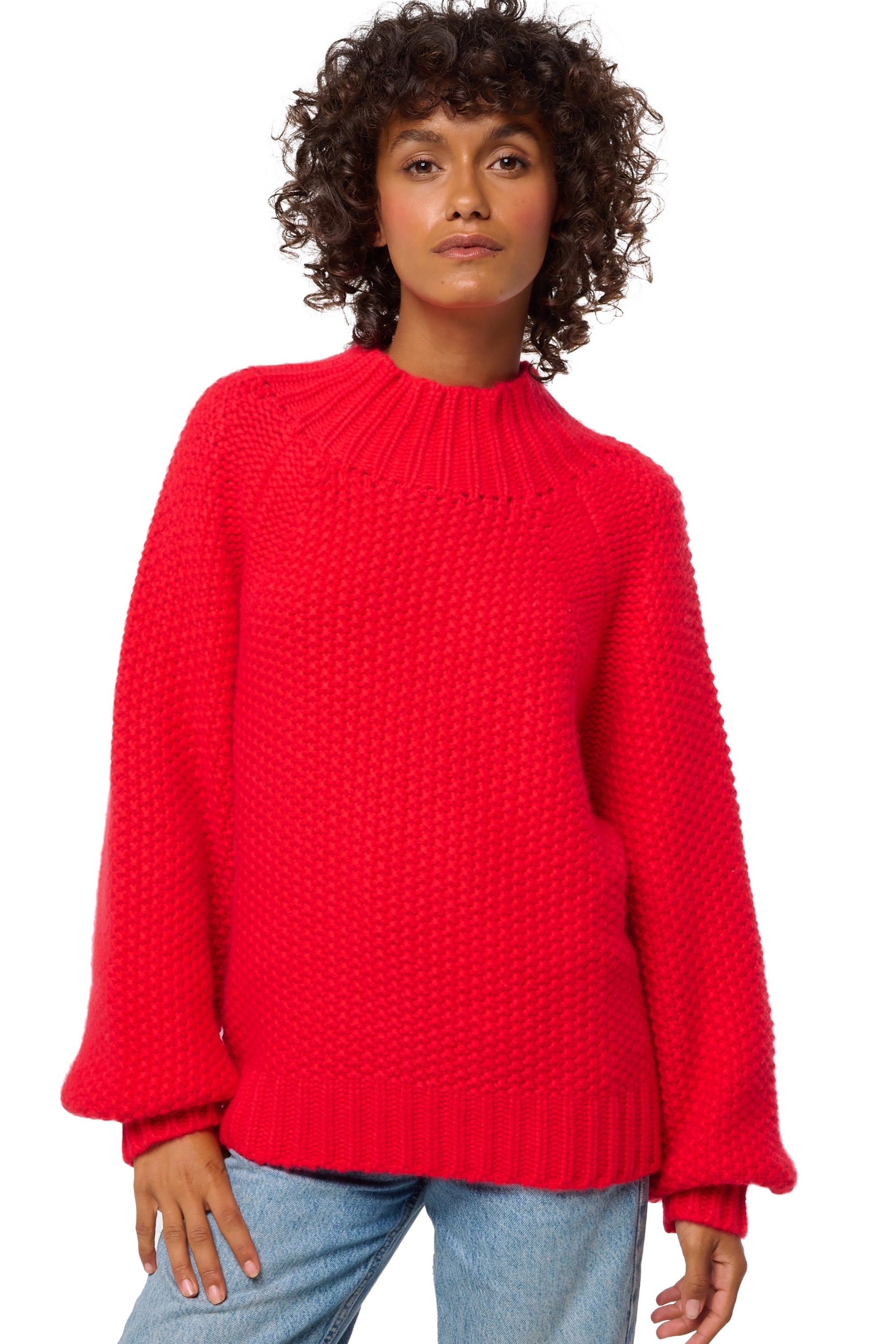 Deutz in cashmere donna - rosso - Mahogany
