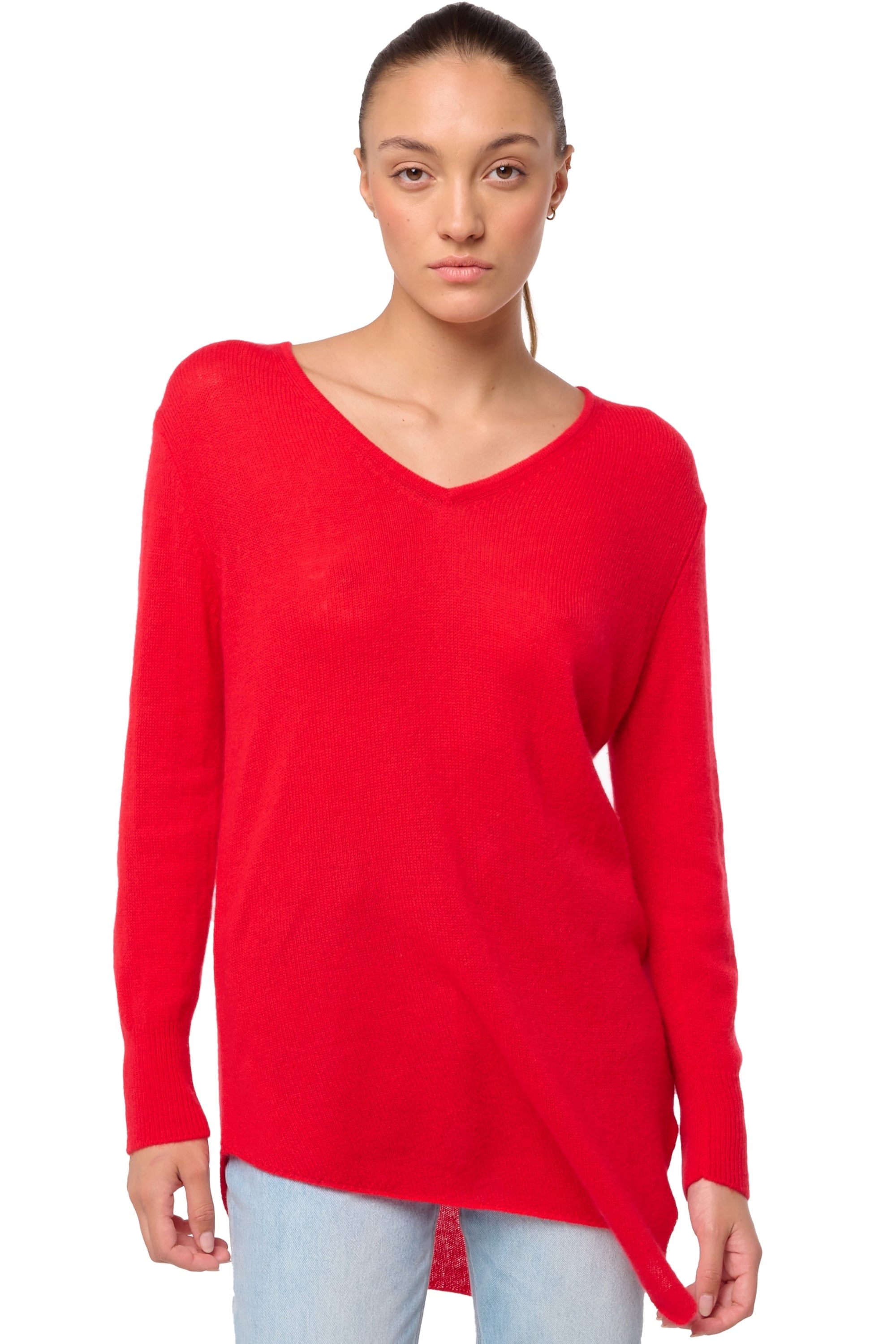 Dilou in cashmere donna - rosso - Mahogany