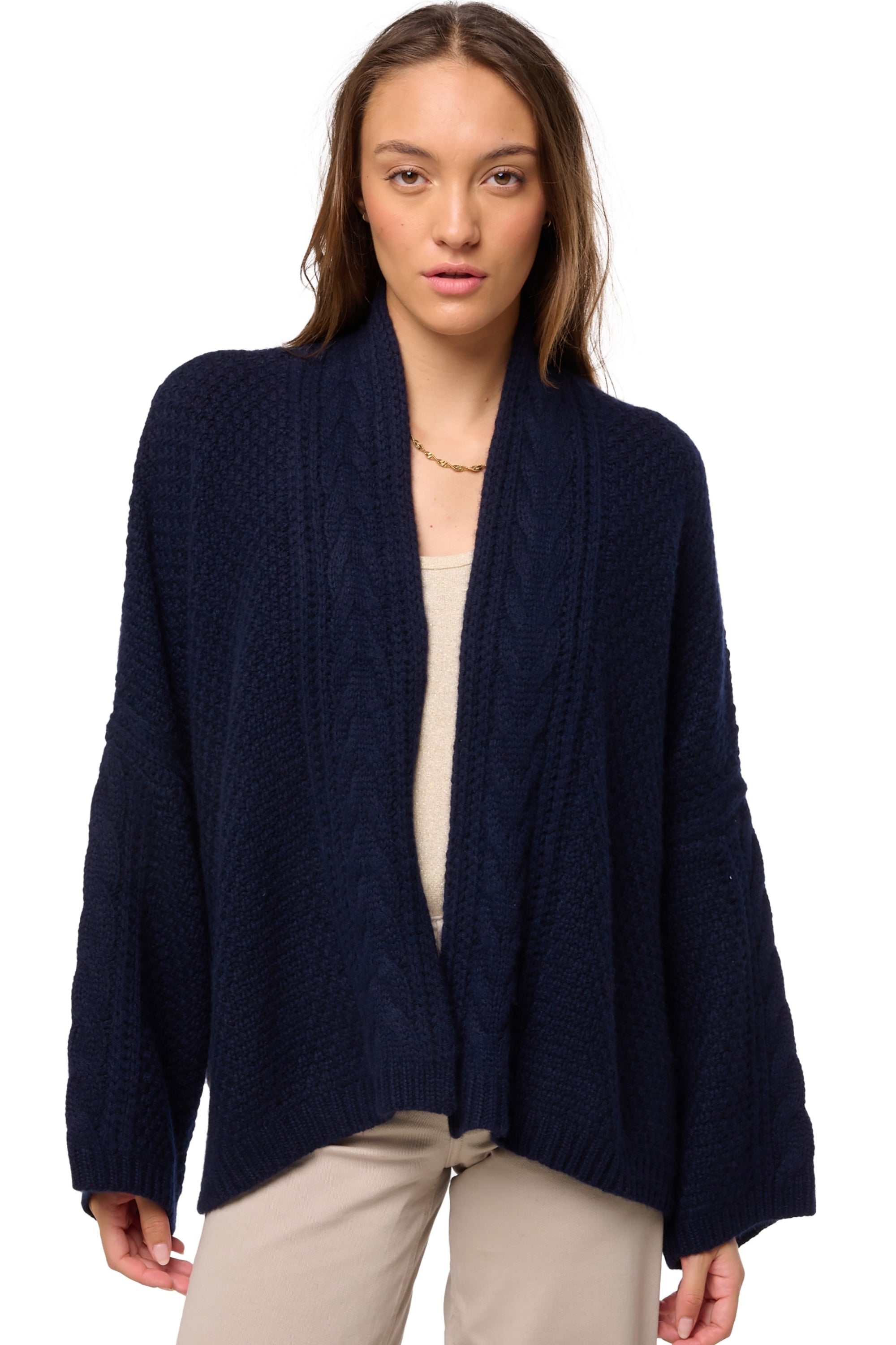 Divine in cashmere donna - blu marino scuro - Mahogany
