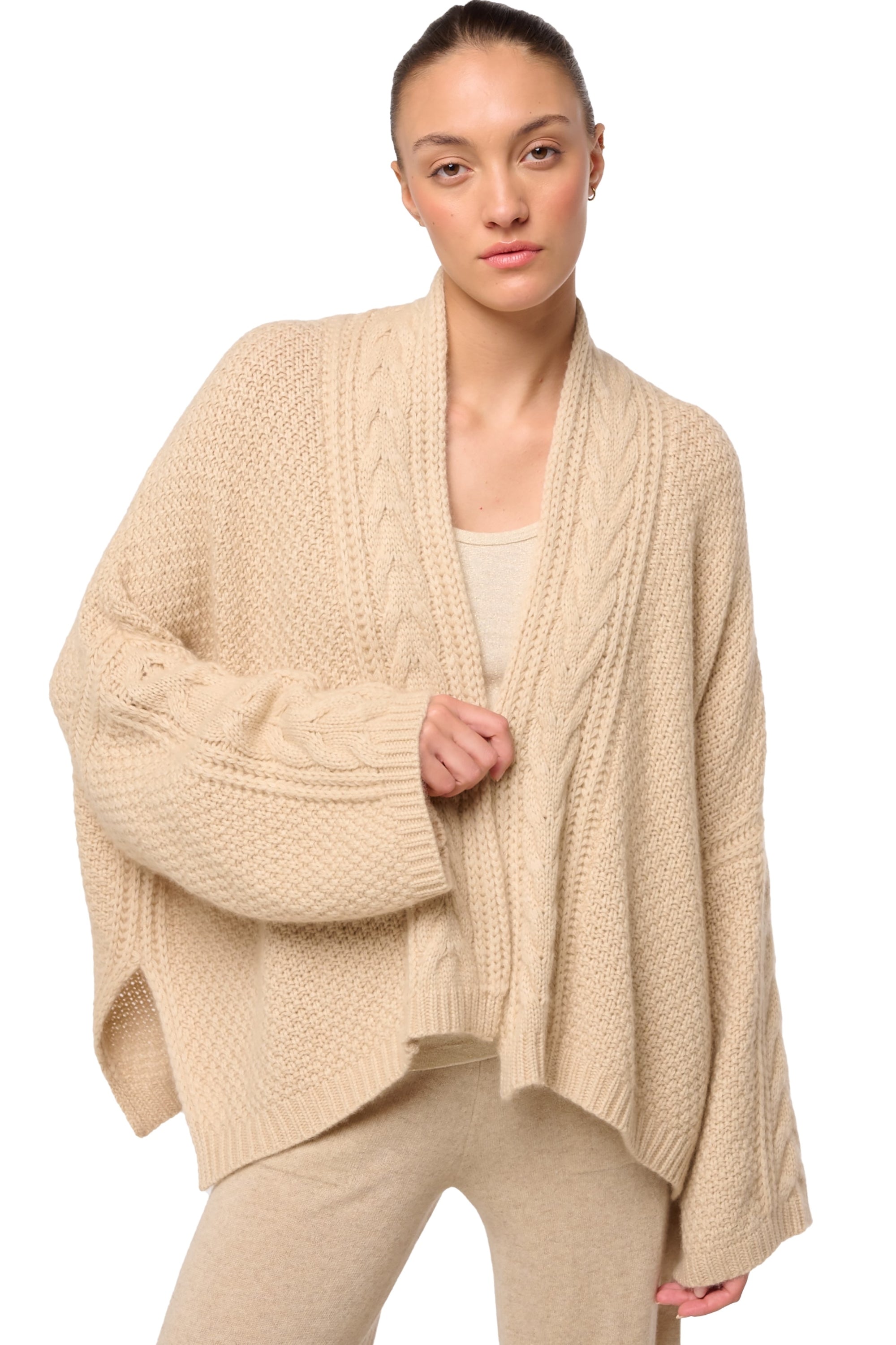 Divine in cashmere donna - natural beige - Mahogany