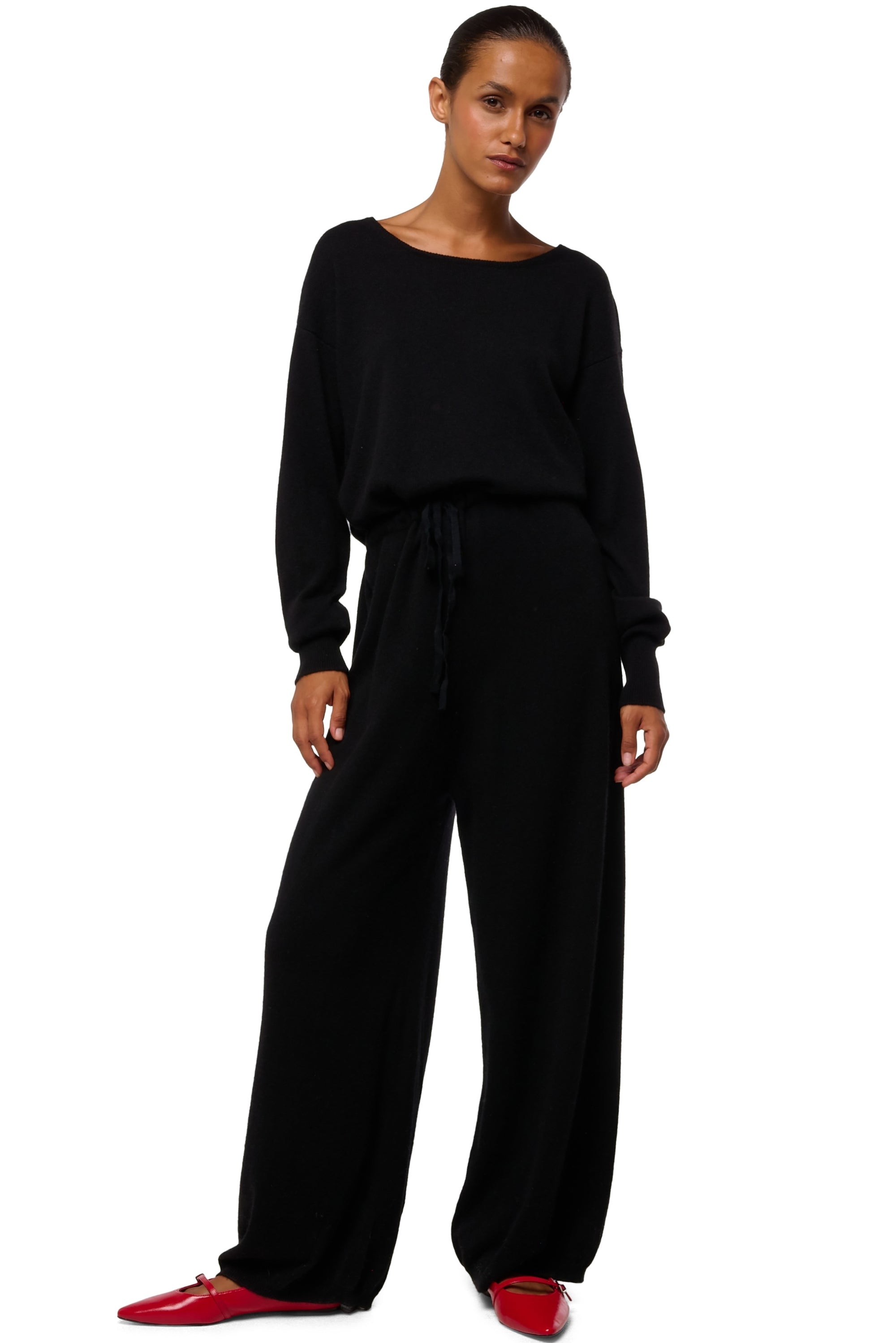 Doramaar in cashmere donna - nero - Mahogany