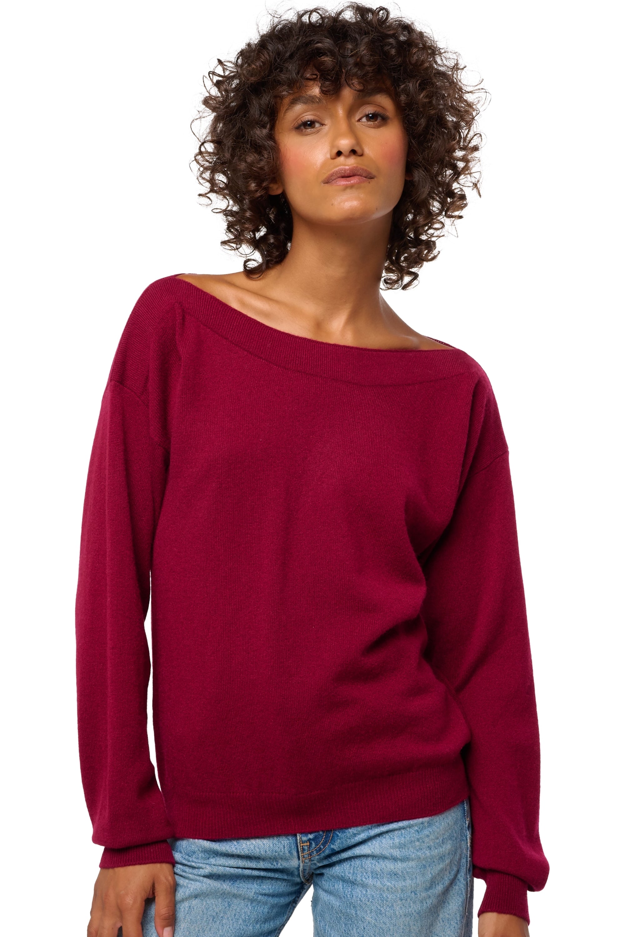 Durance in cashmere donna - bordeaux - Mahogany