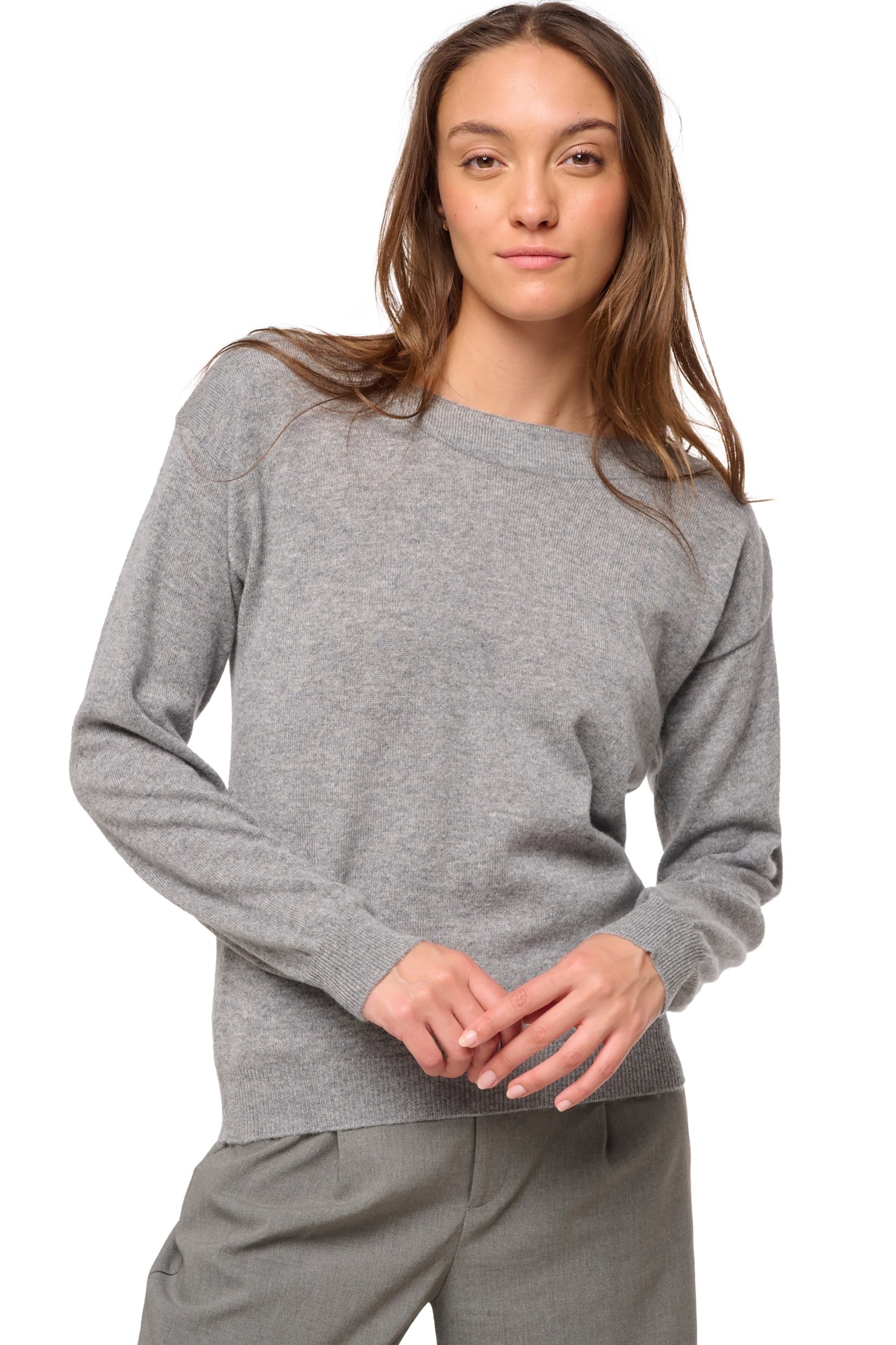 Durance in cashmere donna - grigio melange - Mahogany