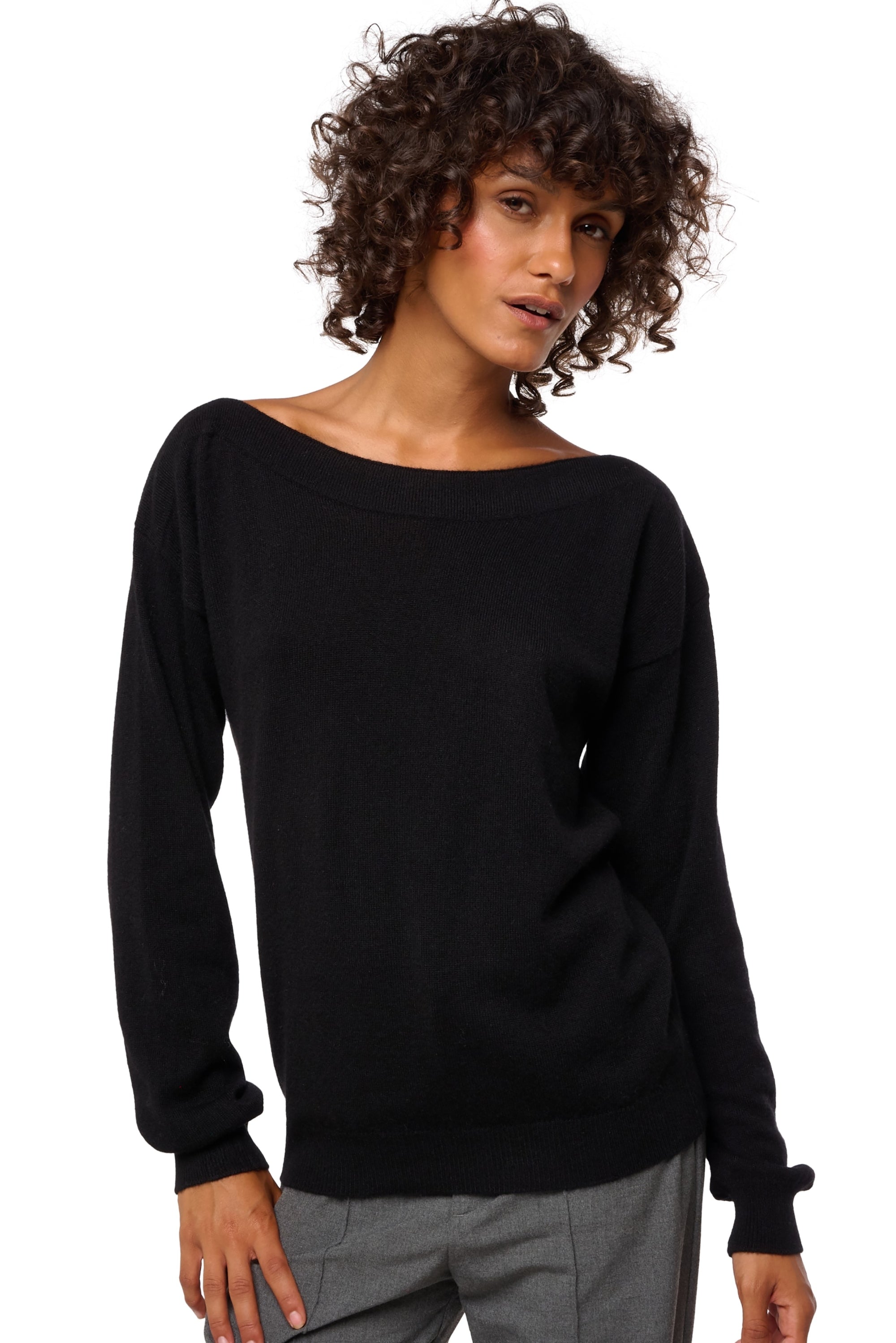 Durance in cashmere donna - nero - Mahogany