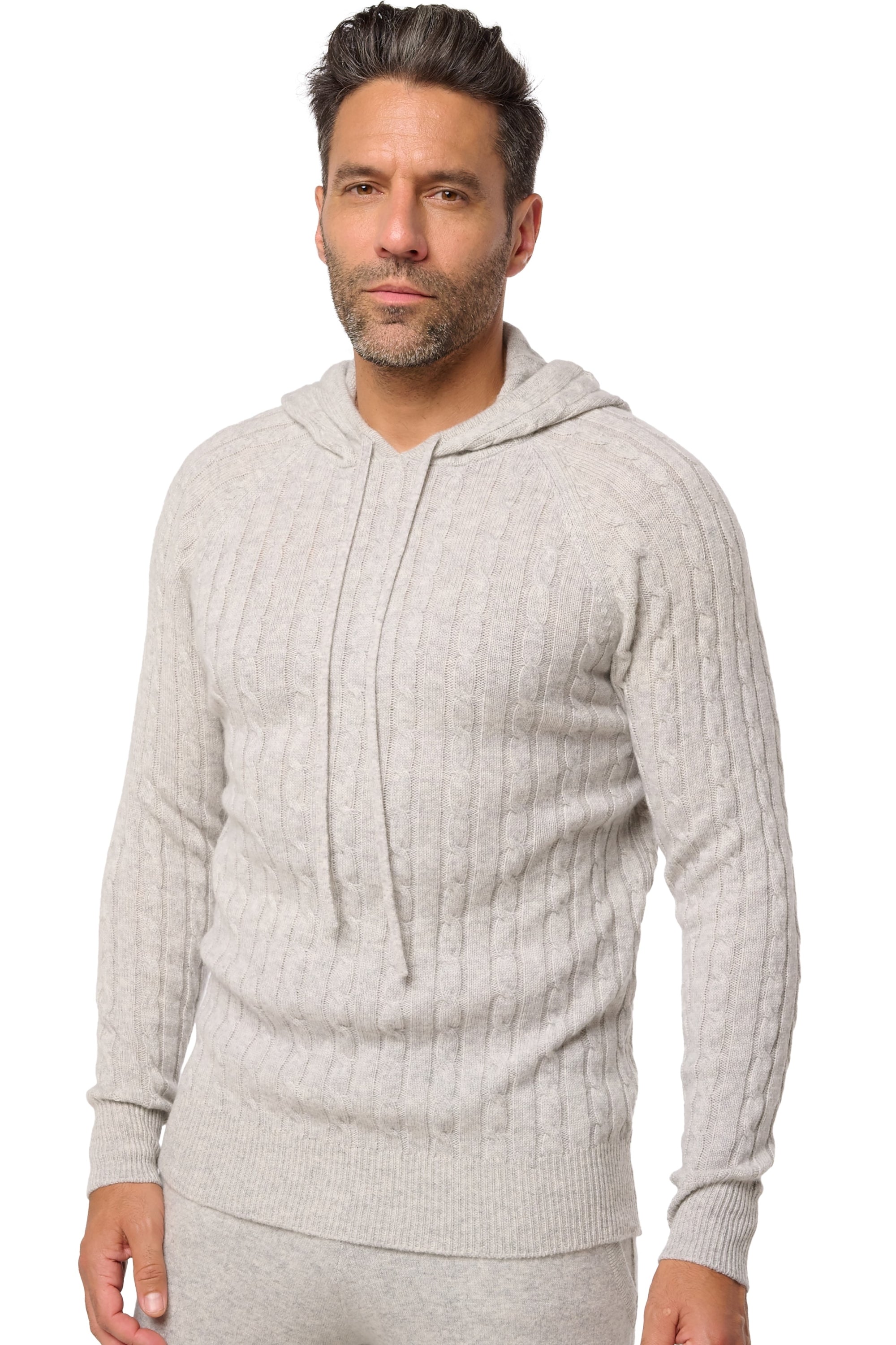 Detroit in cashmere da uomo - flanella chiné - Mahogany