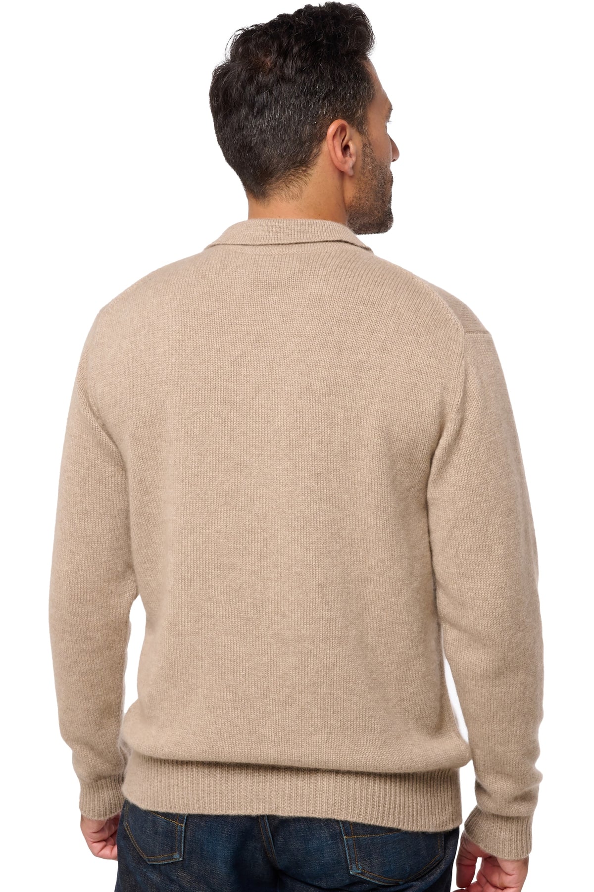 Drome en cachemire homme - Vue 5 - natural brown - Mahogany