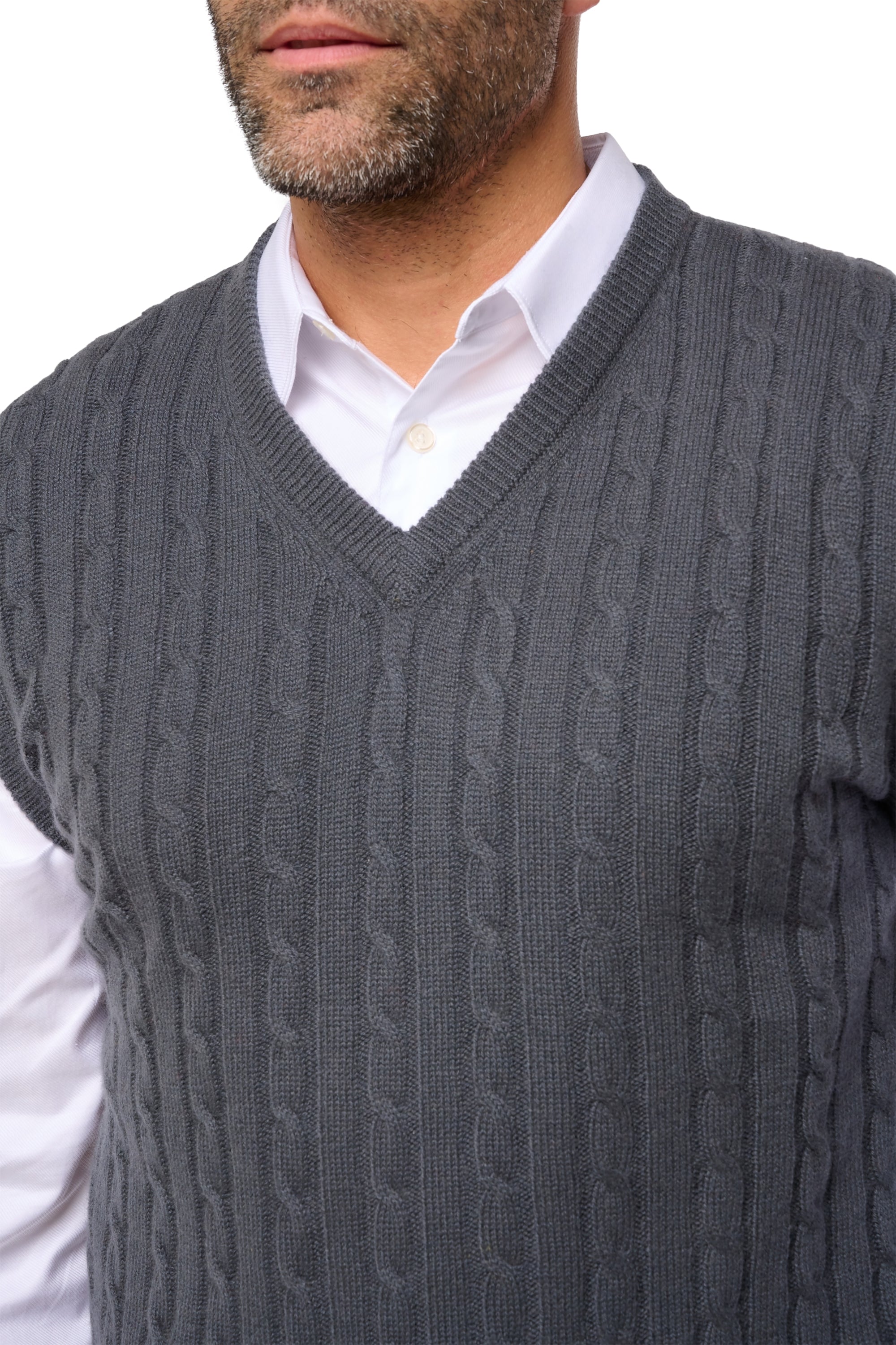 Dublin en cachemire homme - Vue 1 - anthracite - Mahogany
